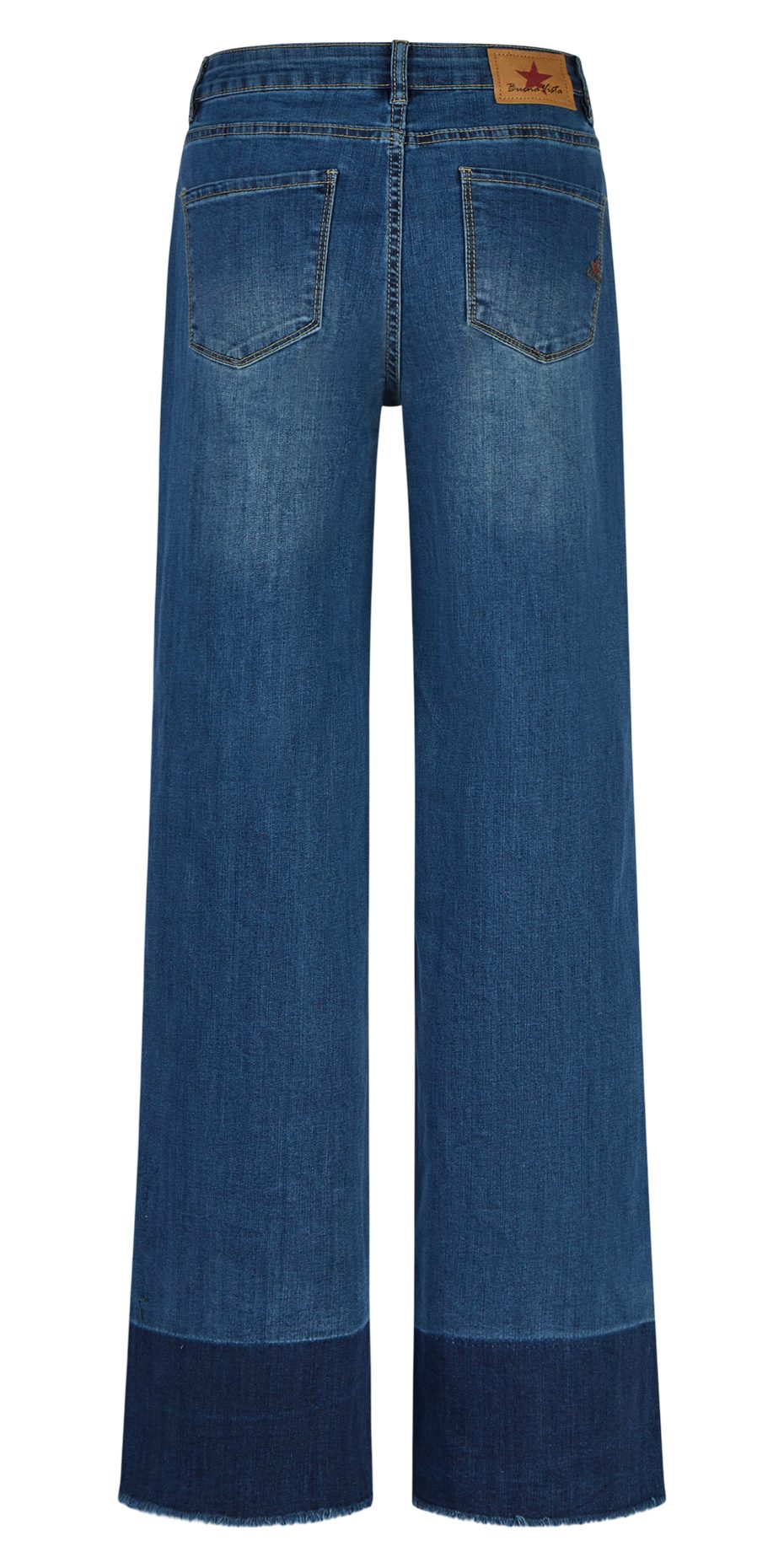 Buena Vista Schlagjeans Wide Leg stretch denim - weite Jeans Damen - High Waist