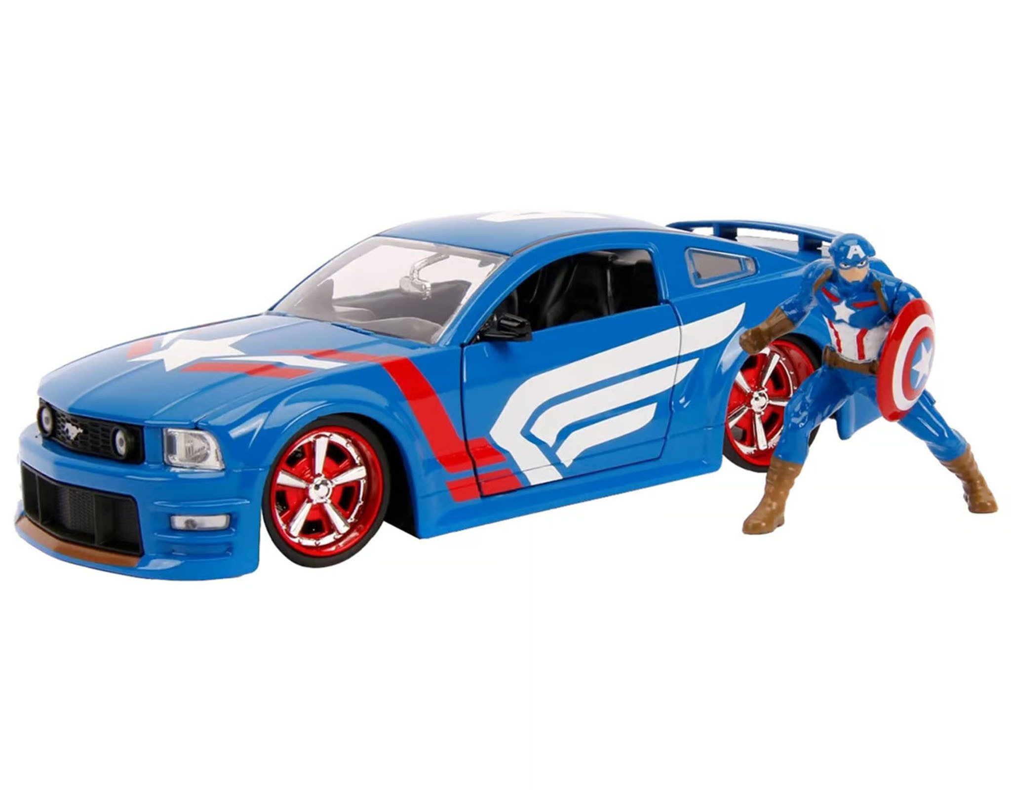 SIMBA Spielzeug-Auto Marvel Captain America Modellauto "Captain America & 2 günstig online kaufen