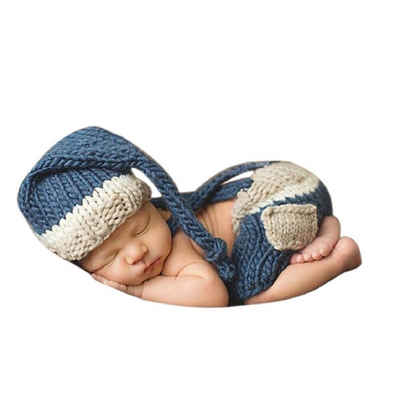 Matissa & Dad Neugeborenen-Geschenkset »Baby Fotoshooting Strick« (2-tlg)