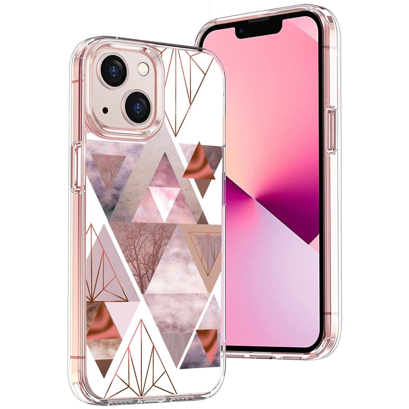 CoolGadget Handyhülle Handy Case Silikon Motiv Series für Apple iPhone 14 6,1 Zoll, Hülle mit hochauflösendem Muster für iPhone 14 Schutzhülle