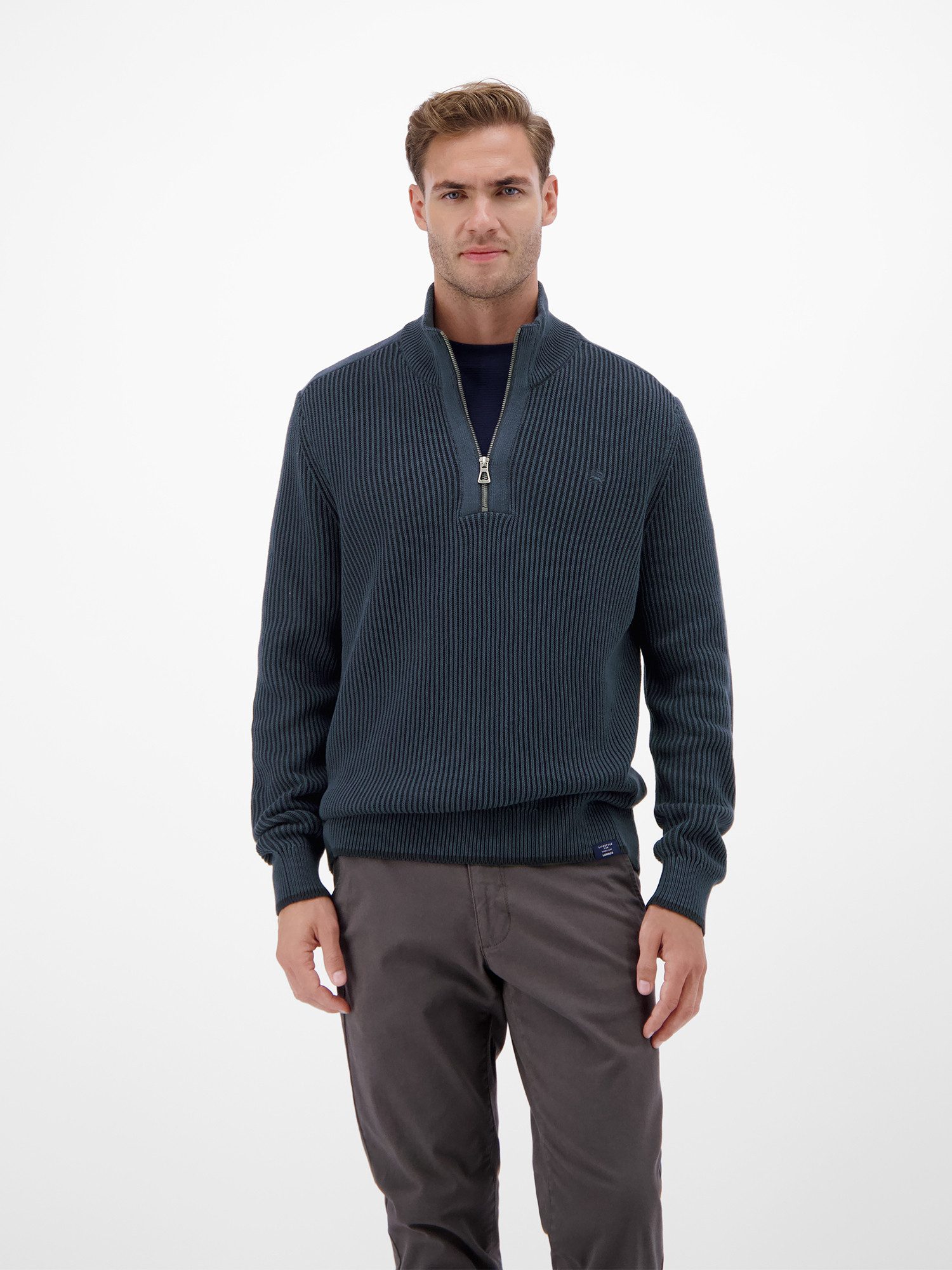 Strickpullover Herren Troyer - casual, modisch und bequem