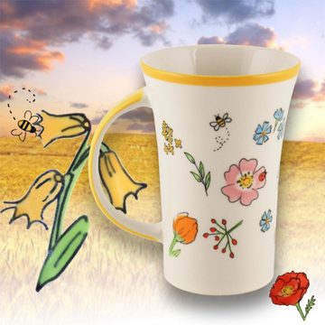 Mila Becher Mila Keramik-Becher Coffee-Pot Lovely Flowers, Keramik