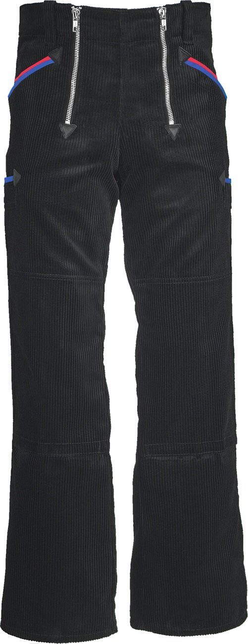 Arbeitshose Zunfthose Schwarz – Schlaghose mit Kniepolstertaschen