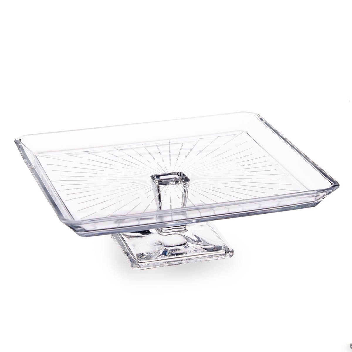 Pasabahce Servierständer Kuchenständer MADLEN, Glas, Glas, (einzeln, einzeln)