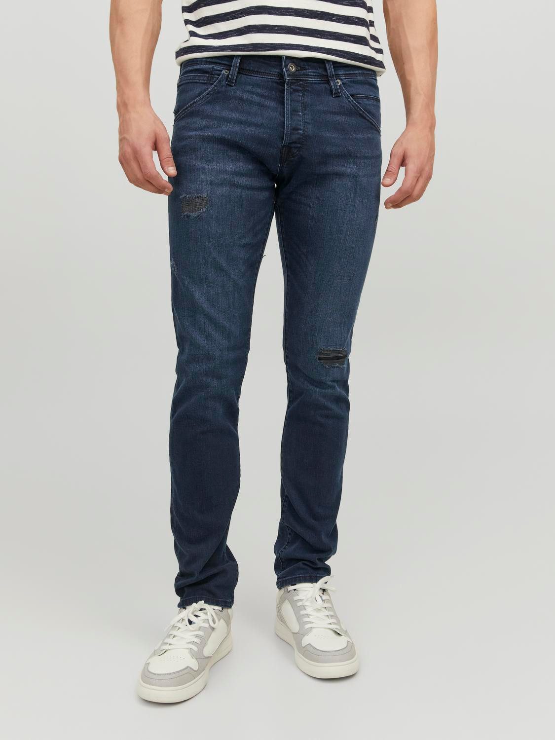 Slim-fit-Jeans JJIGLENN – Slim-Fit-Jeans mit niedriger Leibhöhe
