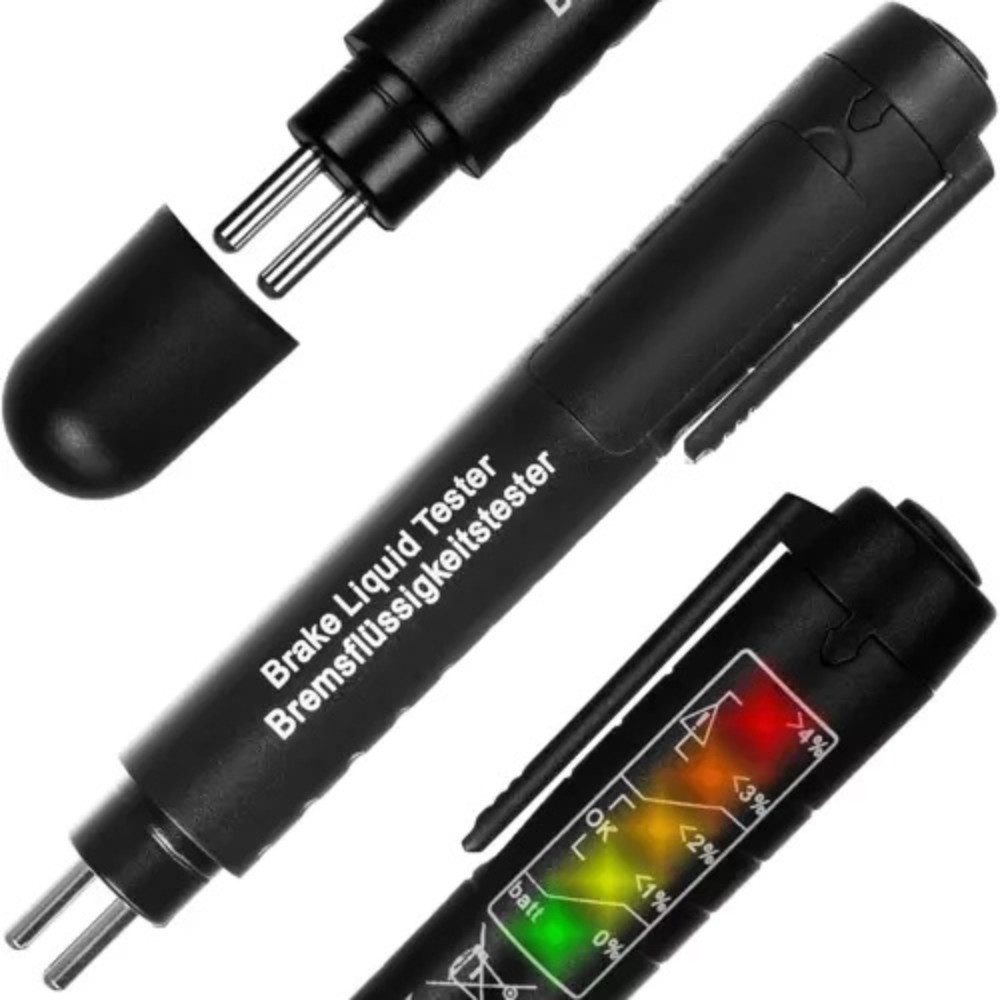 XTROBB Batterietester Bremsflüssigkeitstester, (Spar-Set, 1 St., zuverlässige Sicherheitskontrolle), passt in jede Werkzeugtasche oder ins Auto