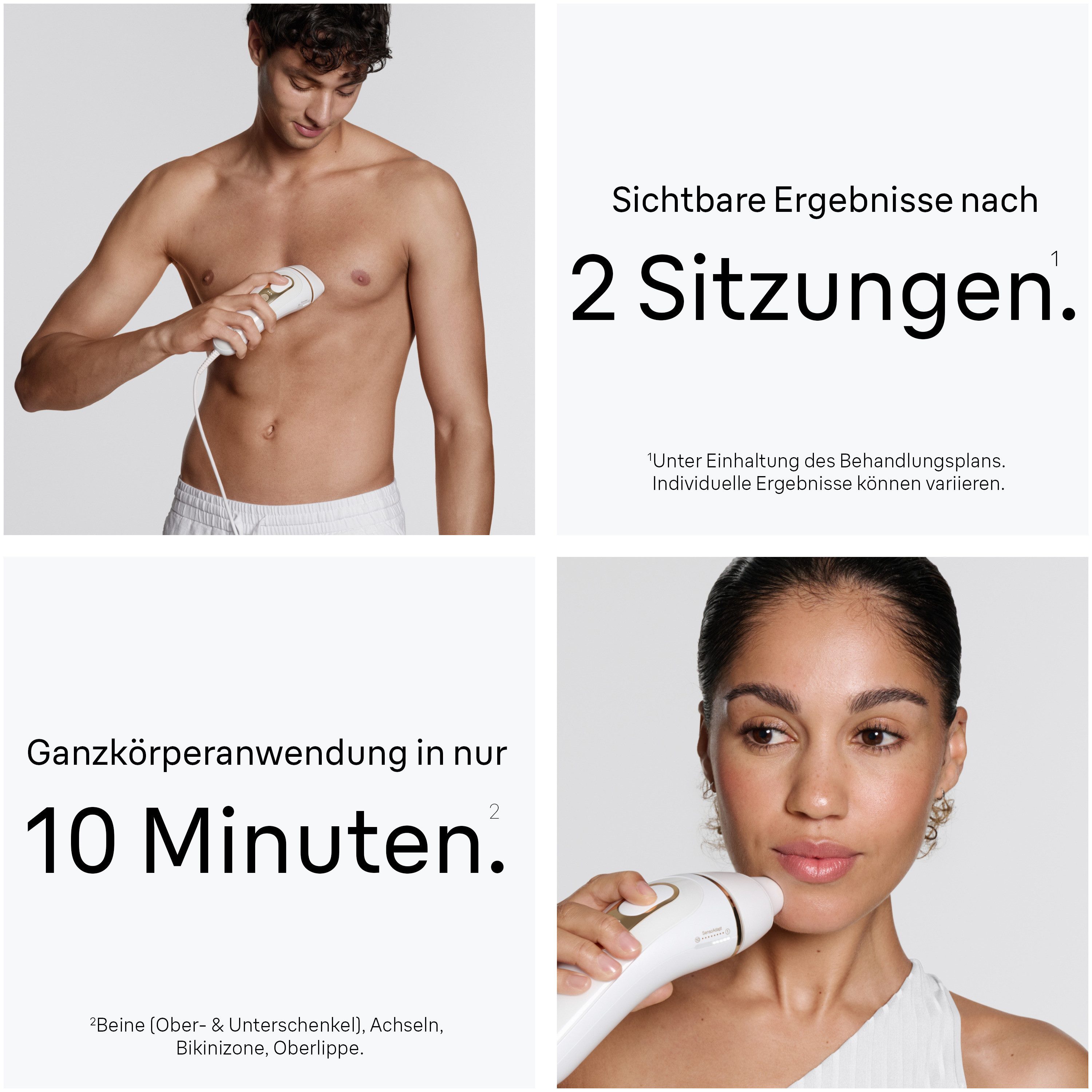 Braun IPL-Haarentferner Silk·expert Pro 5 PL5431 (Modell 2026) PL5262 (Modell 2025), pro Minute bis zu 125 Lichtimpulse, 3 Aufsätze, Aufbewahrungstasche, Venus Rasierer