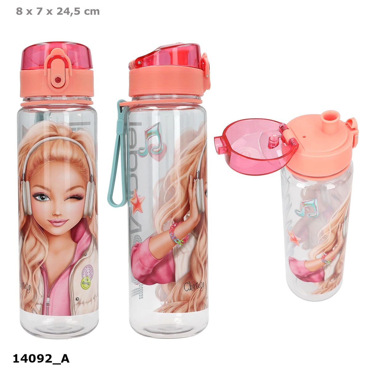 Depesche Spiel TOPModel Trinkflasche Tritan MUSIC 650 ml