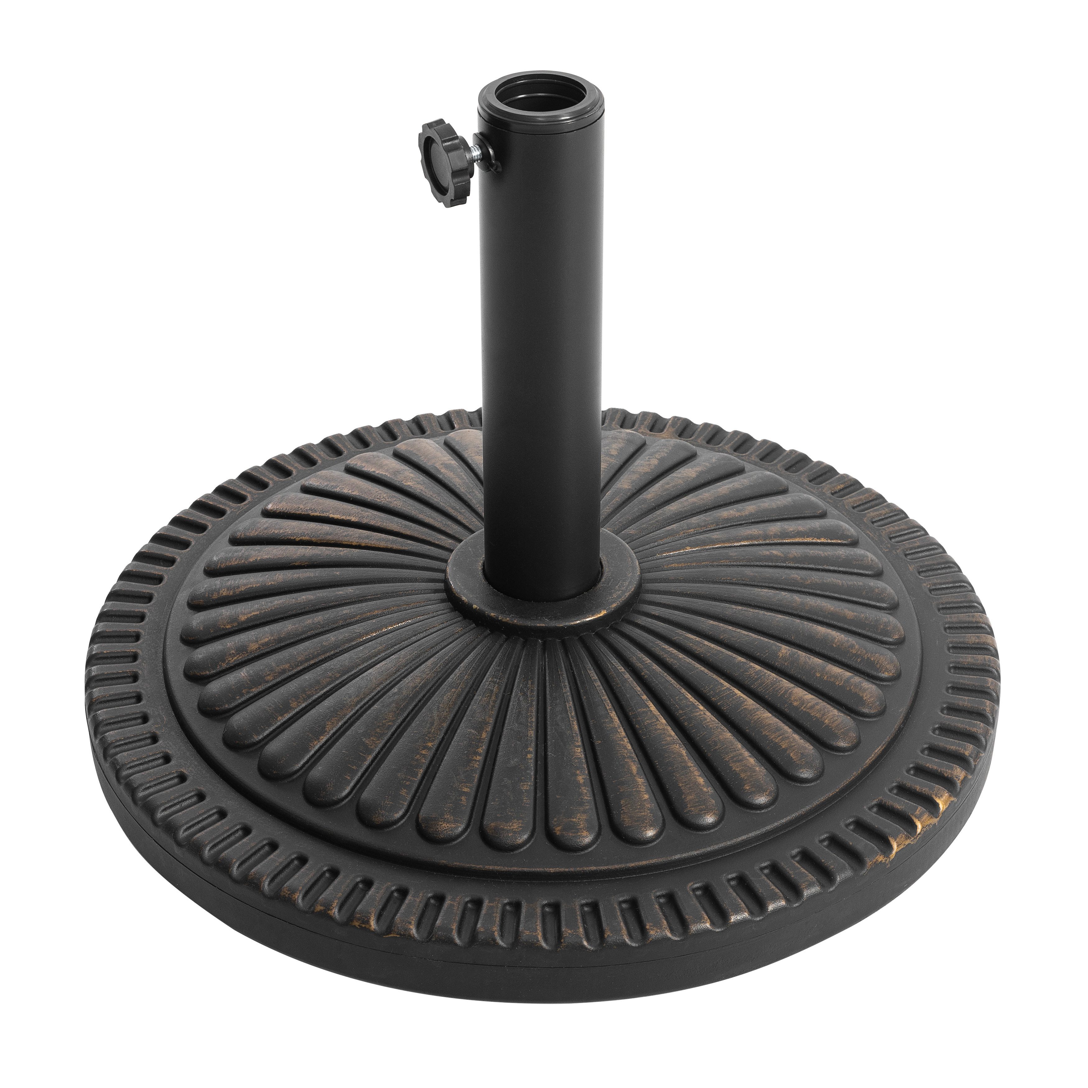 Avestar Betonschirmständer runder Sonnenschirmständer 15 kg, günstig online kaufen