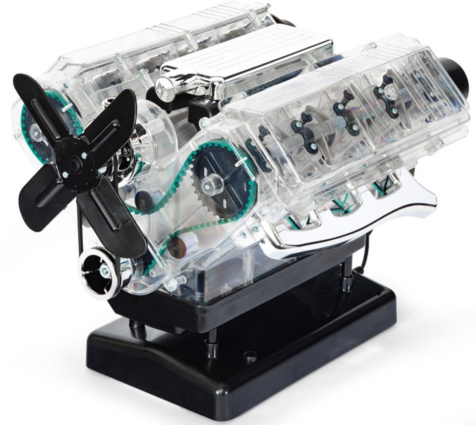 Franzis Experimentierkasten Bausatz V8-Motor