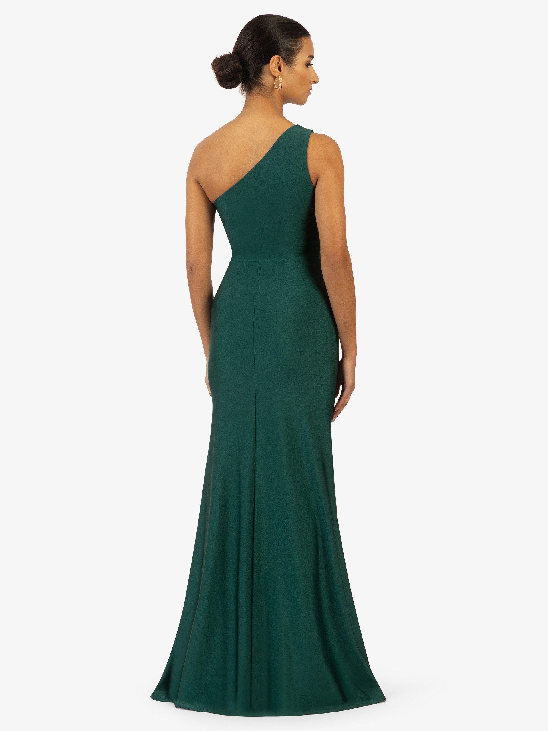 Kraimod Abendkleid mit Drapierung und One-Shoulder-Design