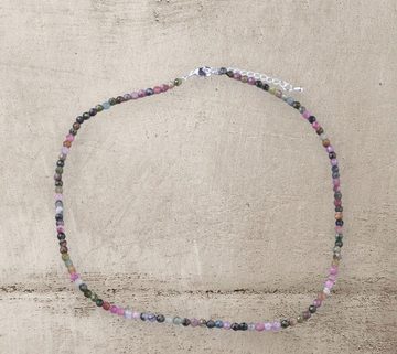 Eden Stone Perlenkette Turmalin Natürliche Edelstein Halskette Heilstein facettierte Perlen (1-tlg)