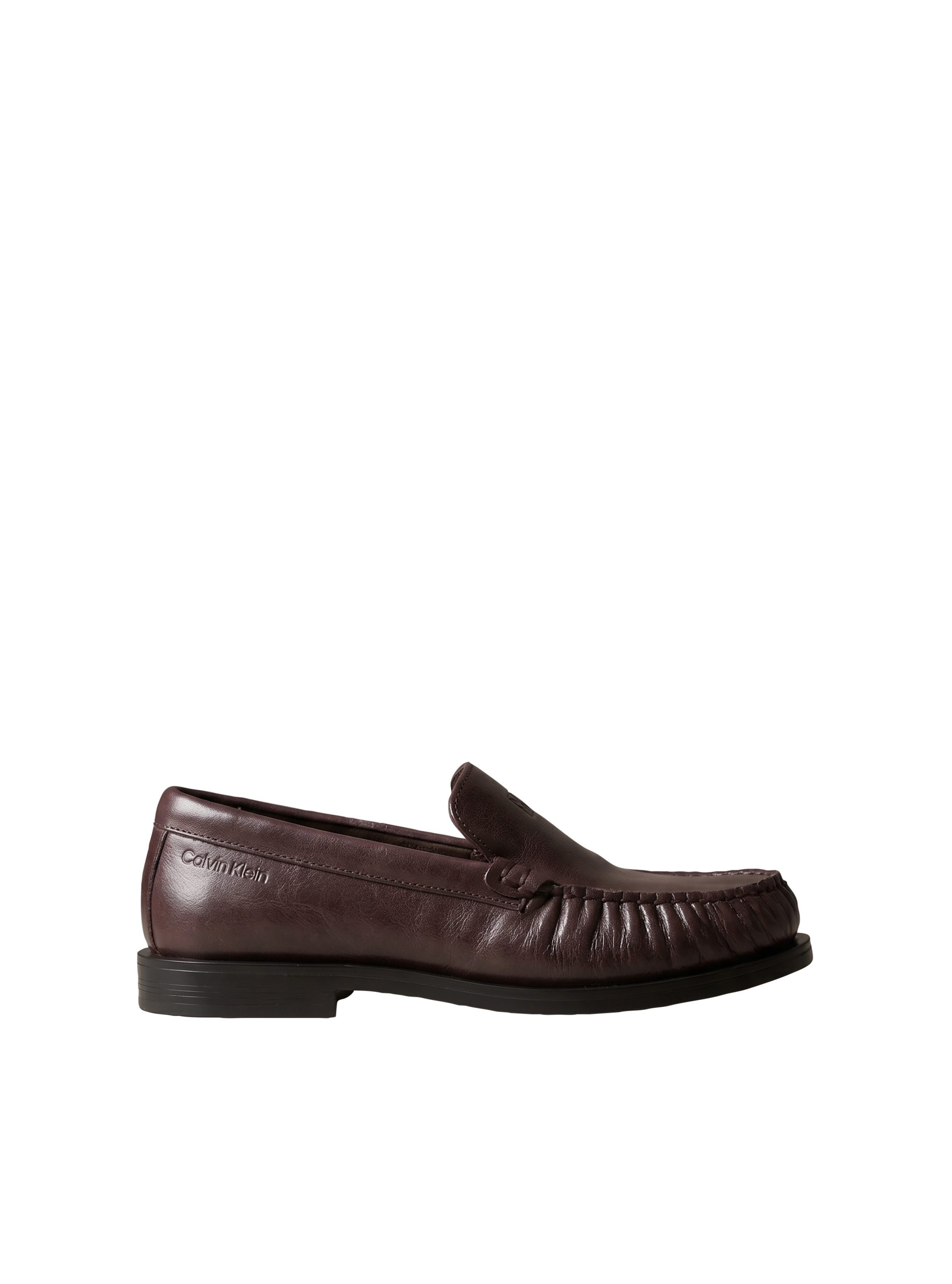 Calvin Klein ROUND ESSENTIAL LOAFER LTH Loafer Slipper, Schlupfschuh mit gepolstertem Schaftrand – Bild 4 von 5