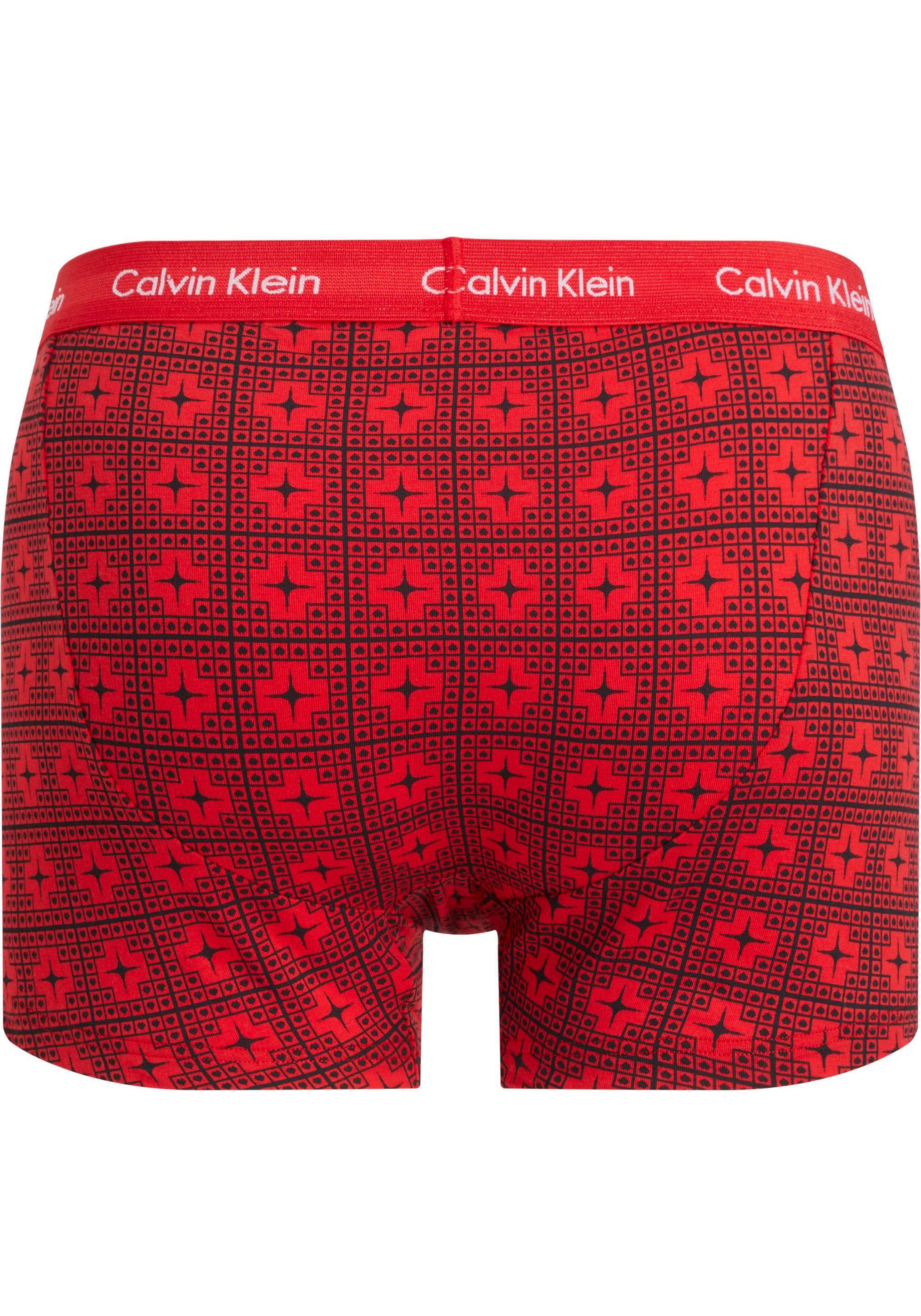 Size Underwear Klein Plus TRUNK Calvin Trunk 3er-Pack) in LOW 3PK RISE Größen (Packung,