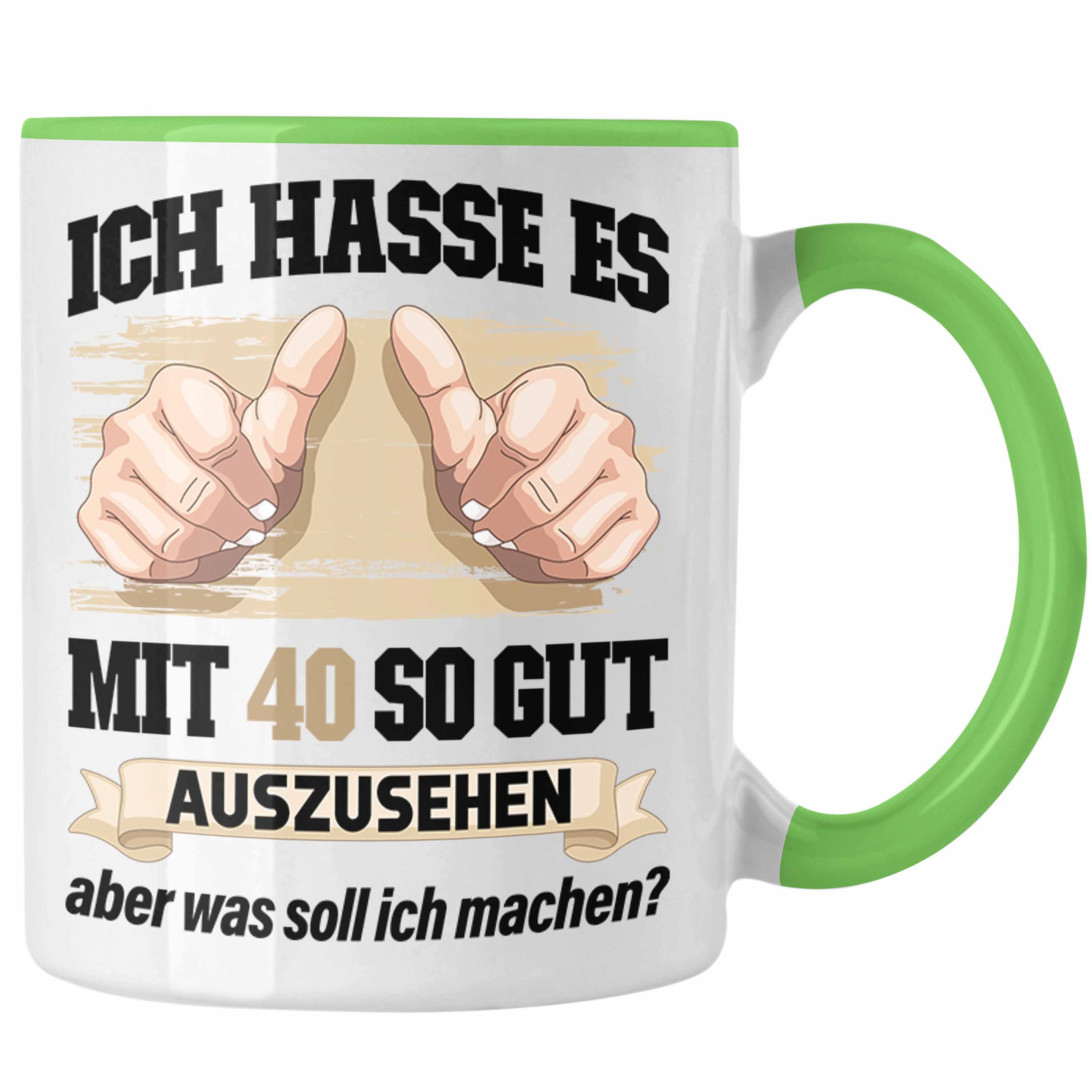 Trendation Tasse Trendation - 40. Geburtstag Tasse Frau Männer Geschenk 40er Geschenkidee 40 Mutter Vater Mann Frauen Lustig Geschenke Deko