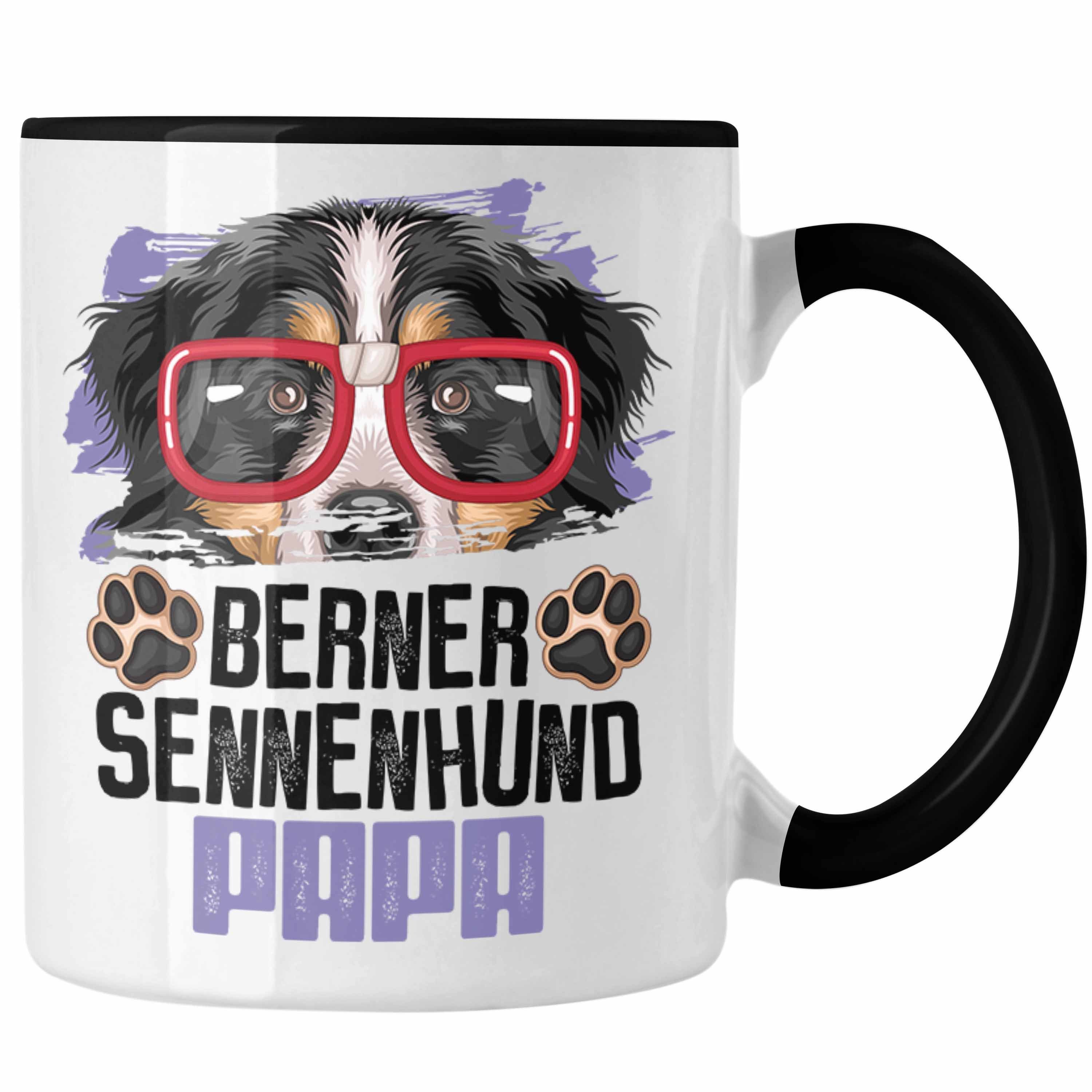 Besitzer Geschenkide Berner Tasse Lustiger Sennen Tasse Trendation Papa Spruch Schwarz Geschenk