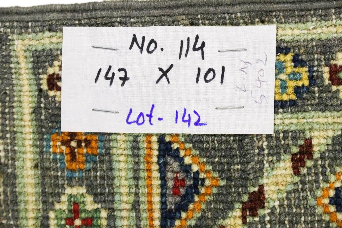6 Trading, rechteckig, Ersari 100x148 Höhe: Orientteppich, Afghan Nain Handgeknüpfter Orientteppich mm
