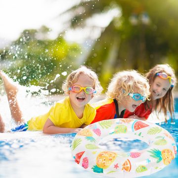 Intex Schwimmreifen Schwimmring gemustert (Schwimmbad Hilfe), Aufblasbarer Schwimmreifen für Klein Kinder ab 3 Jahren,Ø 60cm