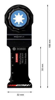 BOSCH Tauchsägeblatt Expert MetalMax PAIZ 32 AIT, Blatt für Multifunktionswerkzeuge, 50 x 32 mm