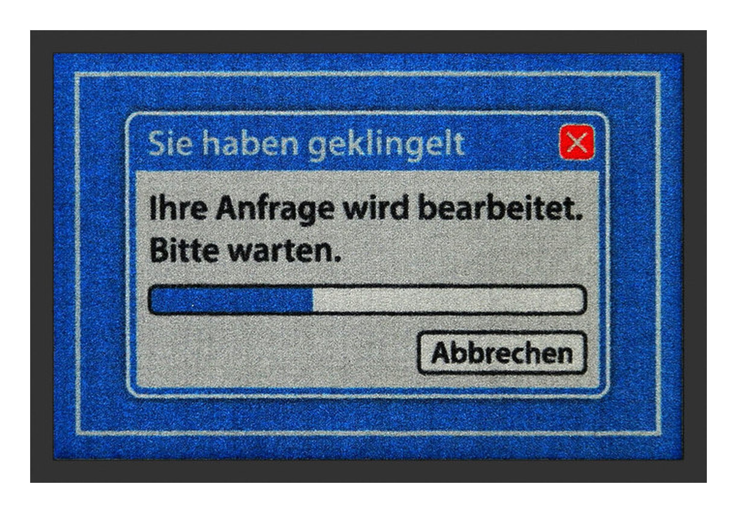 Rockbites Fußmatte Rockbites - Fußmatte Türmatte "Ihre Anfrage" Blau Nr. 11 günstig online kaufen