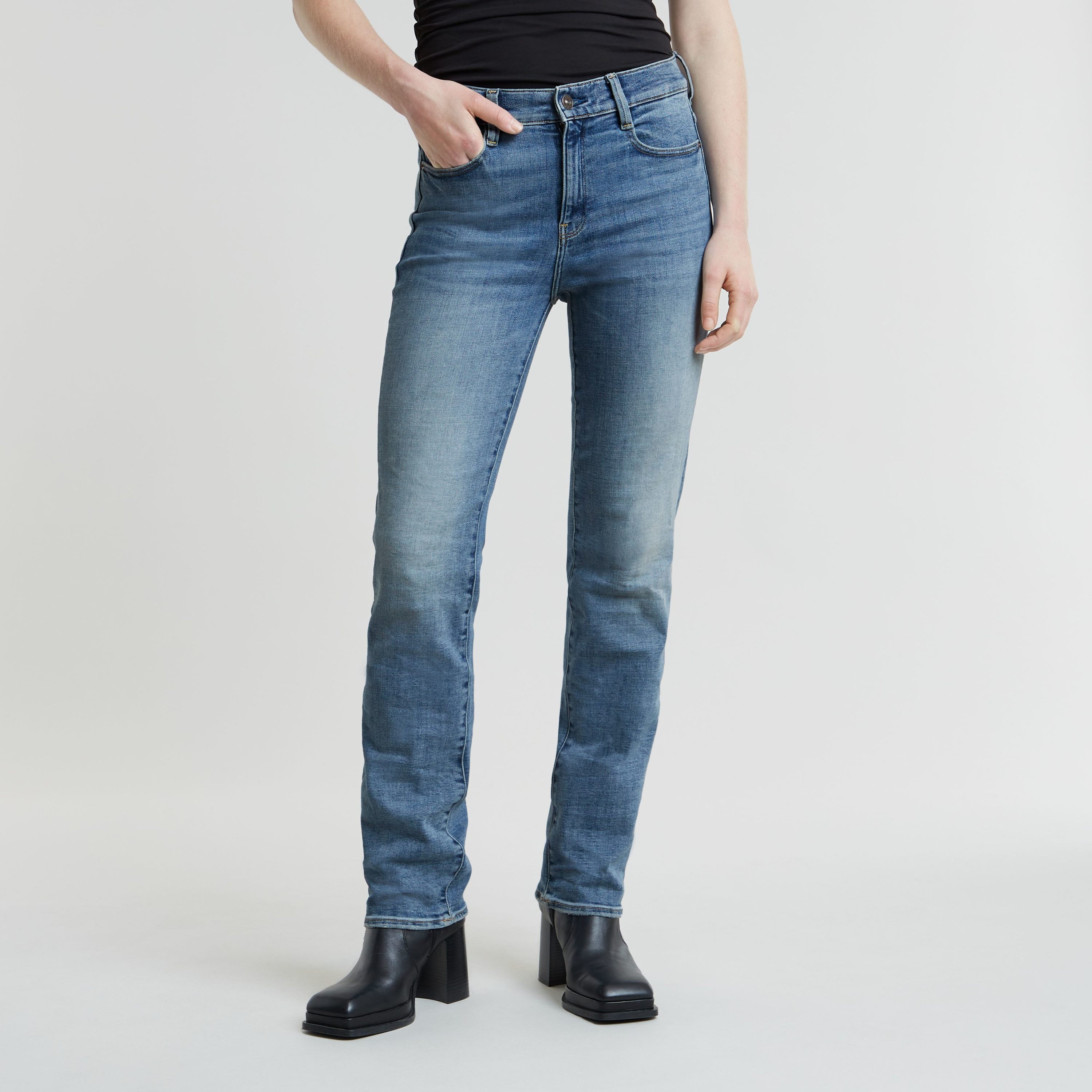G-STAR Straight-Jeans Strace Straight Wmn im 5-Pocket-Stil günstig online kaufen