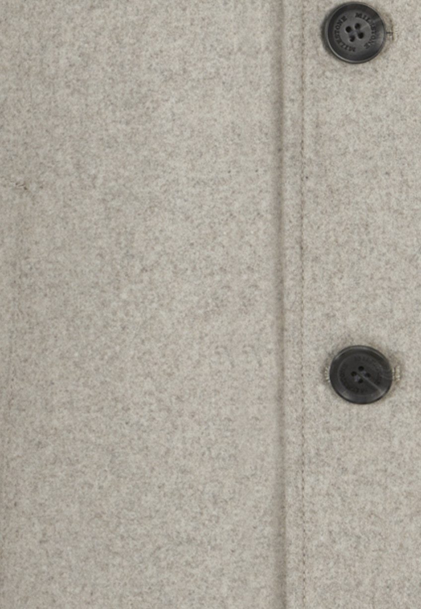 Milestone Kurzmantel MSBrizio Herren Jacke Mantel kurz klassisch Knöpfe normale Passform