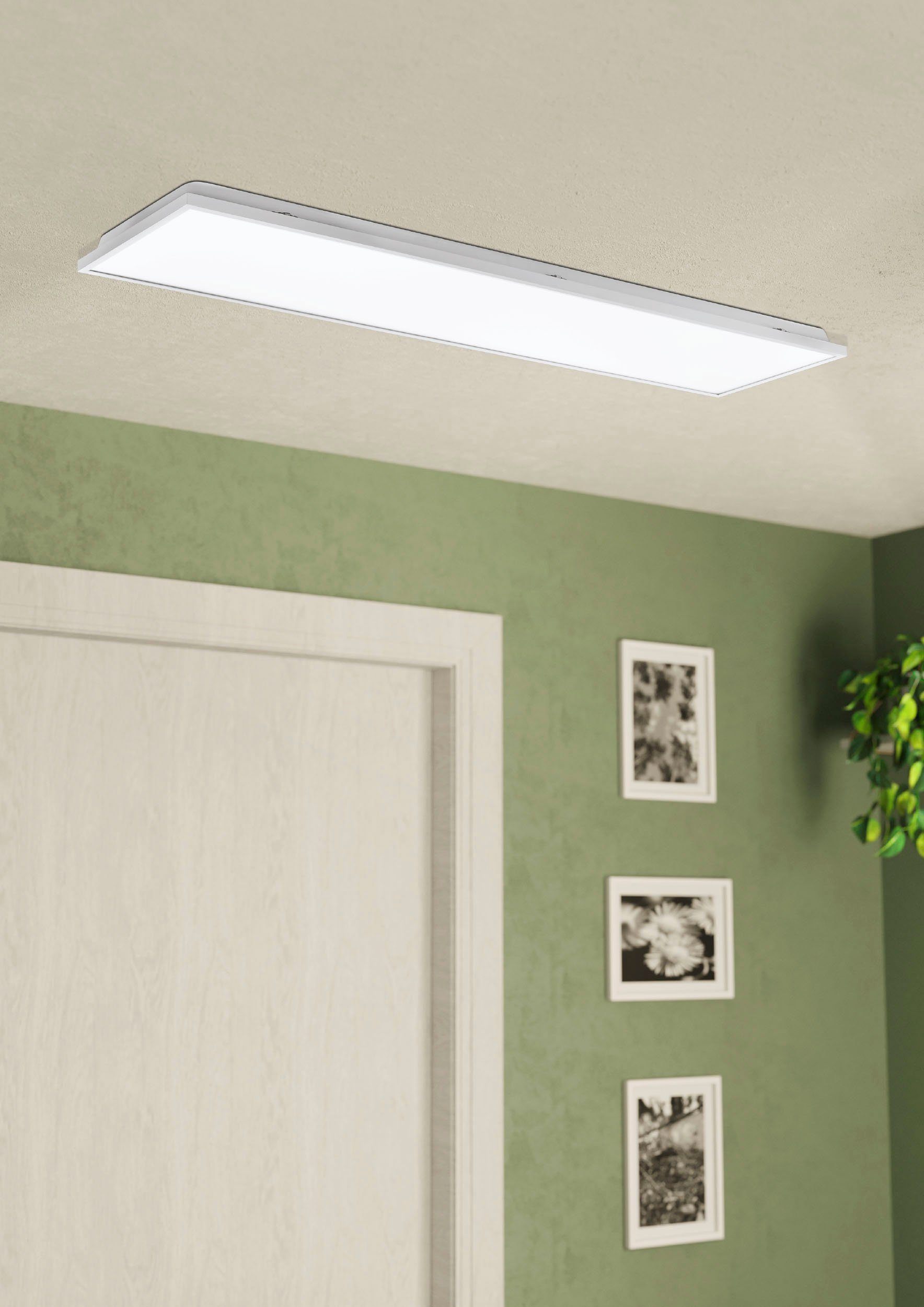 Deckenleuchte LED Stahl aus integriert, Neutralweiß 32W - in Deckenleuchte Neutralweiß, - URTEBIETA, EGLO fest weiß