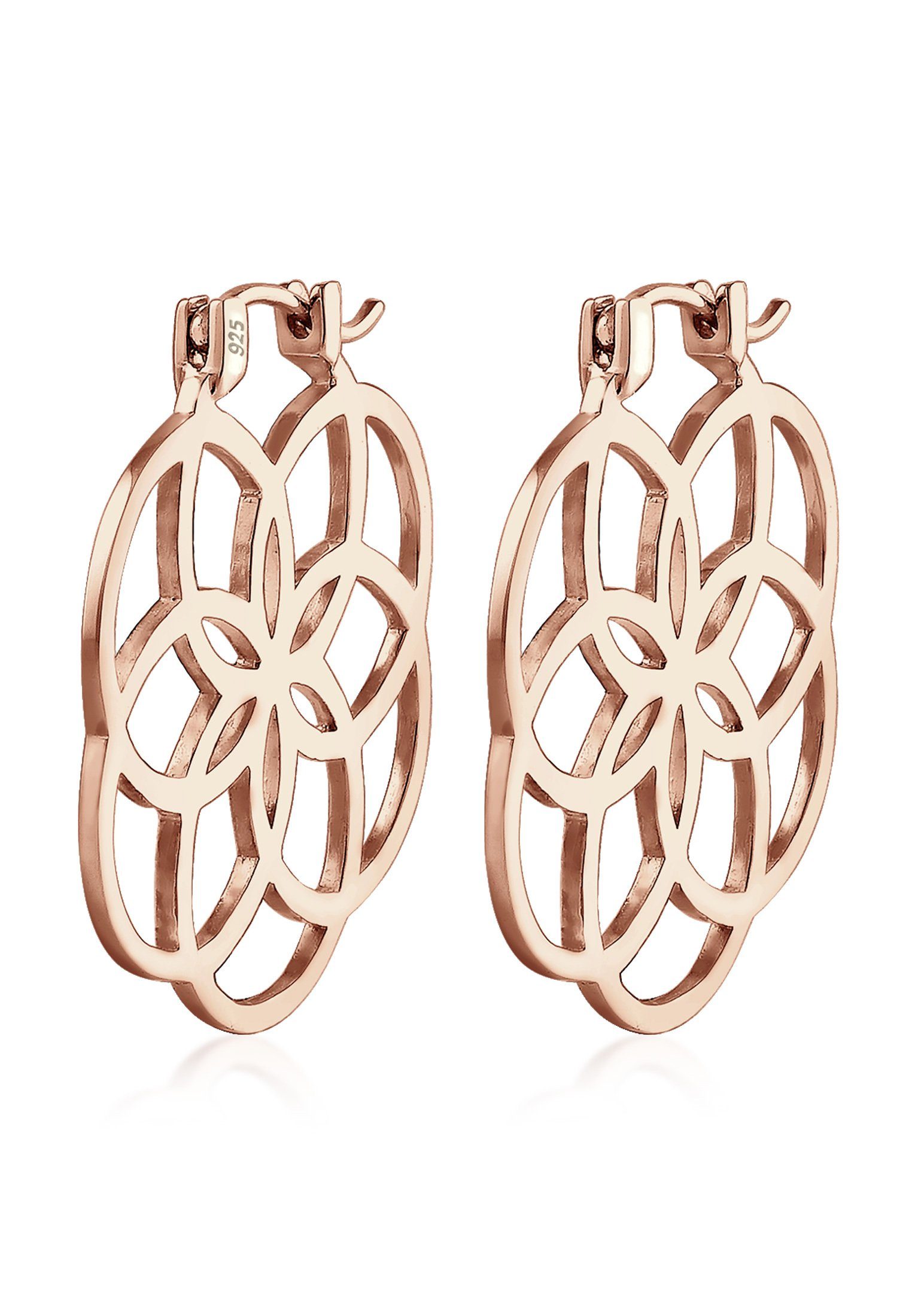 Elli Paar Creolen Creolen Lebensblume 925 Silber günstig online kaufen