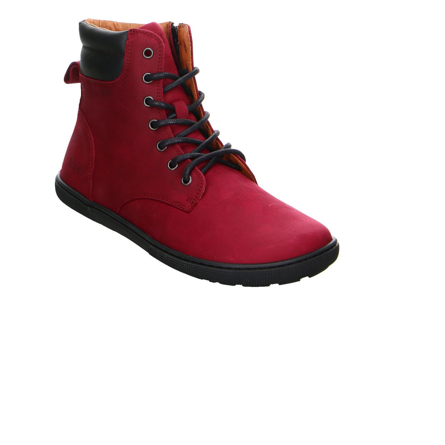 KOEL Koel Nubuk Schnürstiefel - Sneaker rot Stiefelette