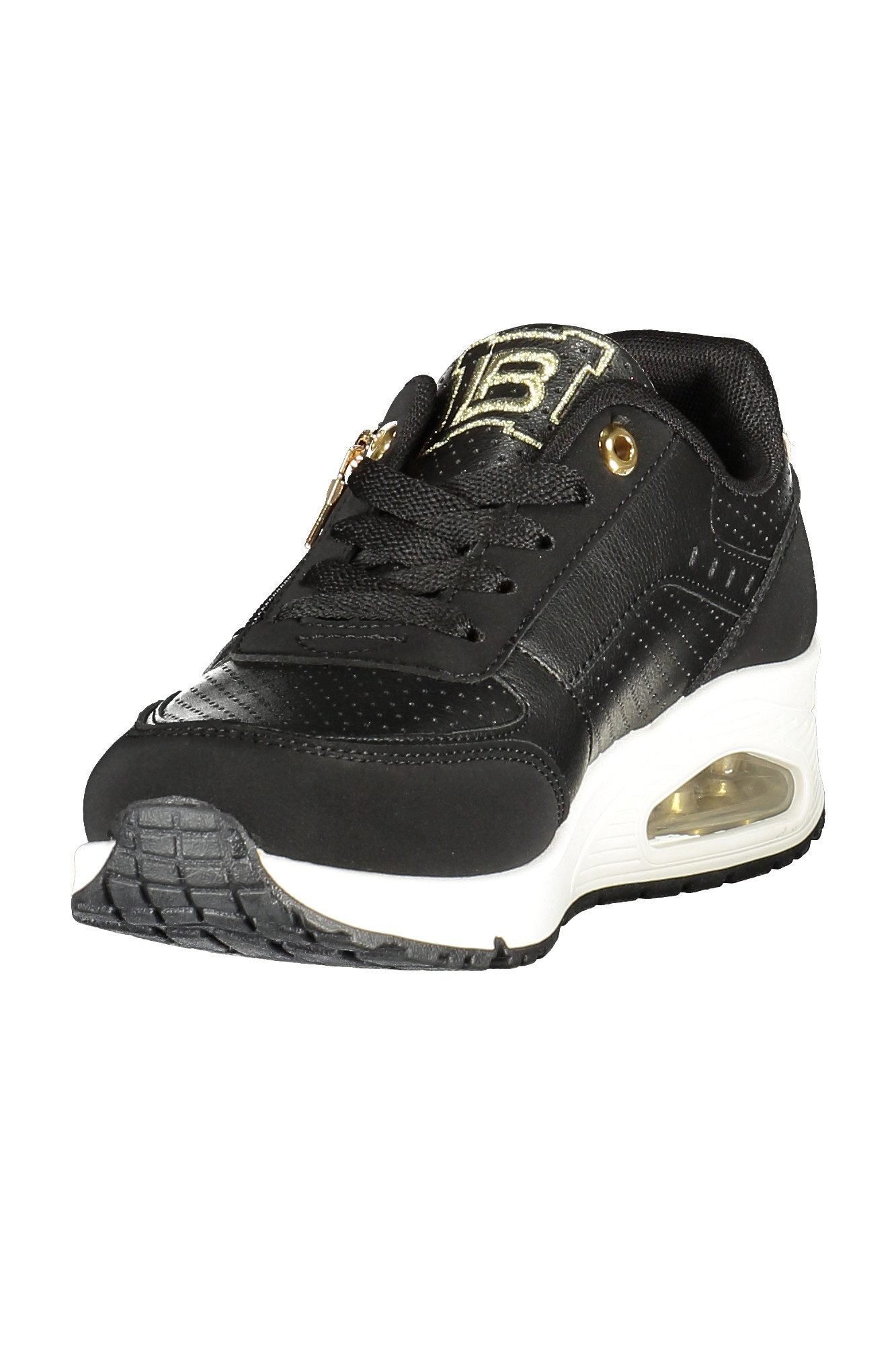 Laura Biagiotti Sneaker Eleganter schwarzer Damensportschuh mit
