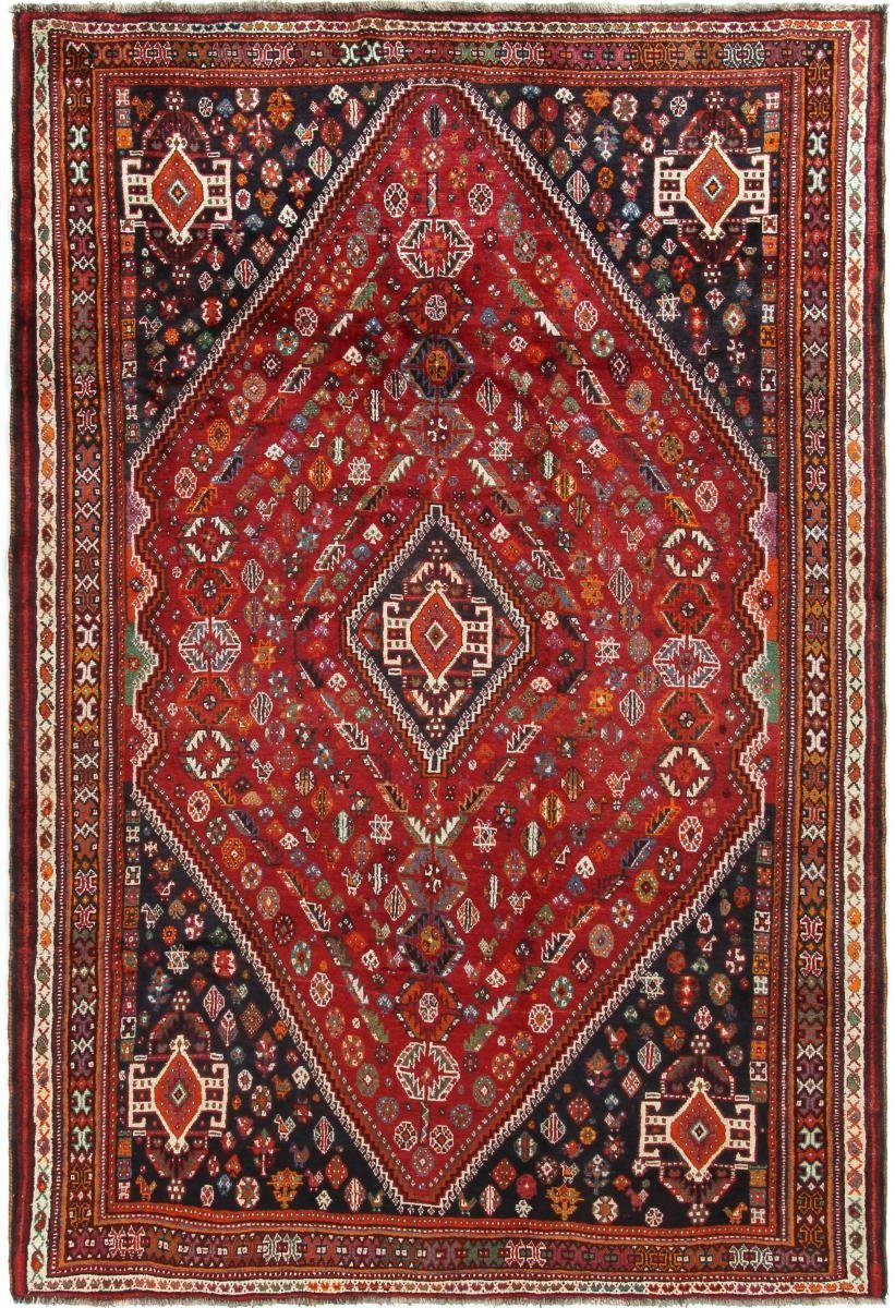 Orientteppich Shiraz 176x269 Handgeknüpfter Orientteppich / Perserteppich, Nain Trading, rechteckig, Höhe: 10 mm | Kurzflor-Teppiche