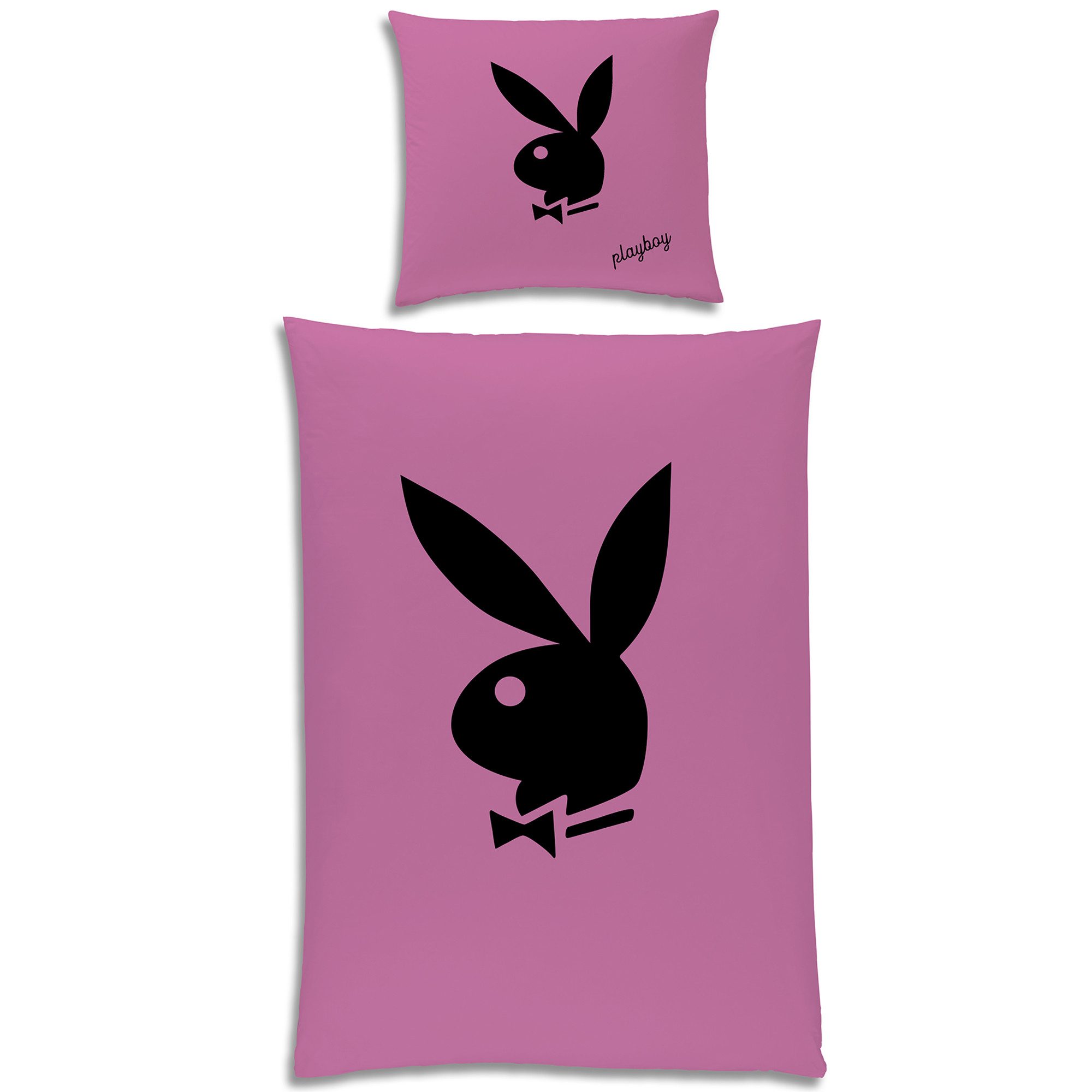 BERONAGE Wendebettwäsche Playboy Bunny Bettwäsche Linon günstig online kaufen