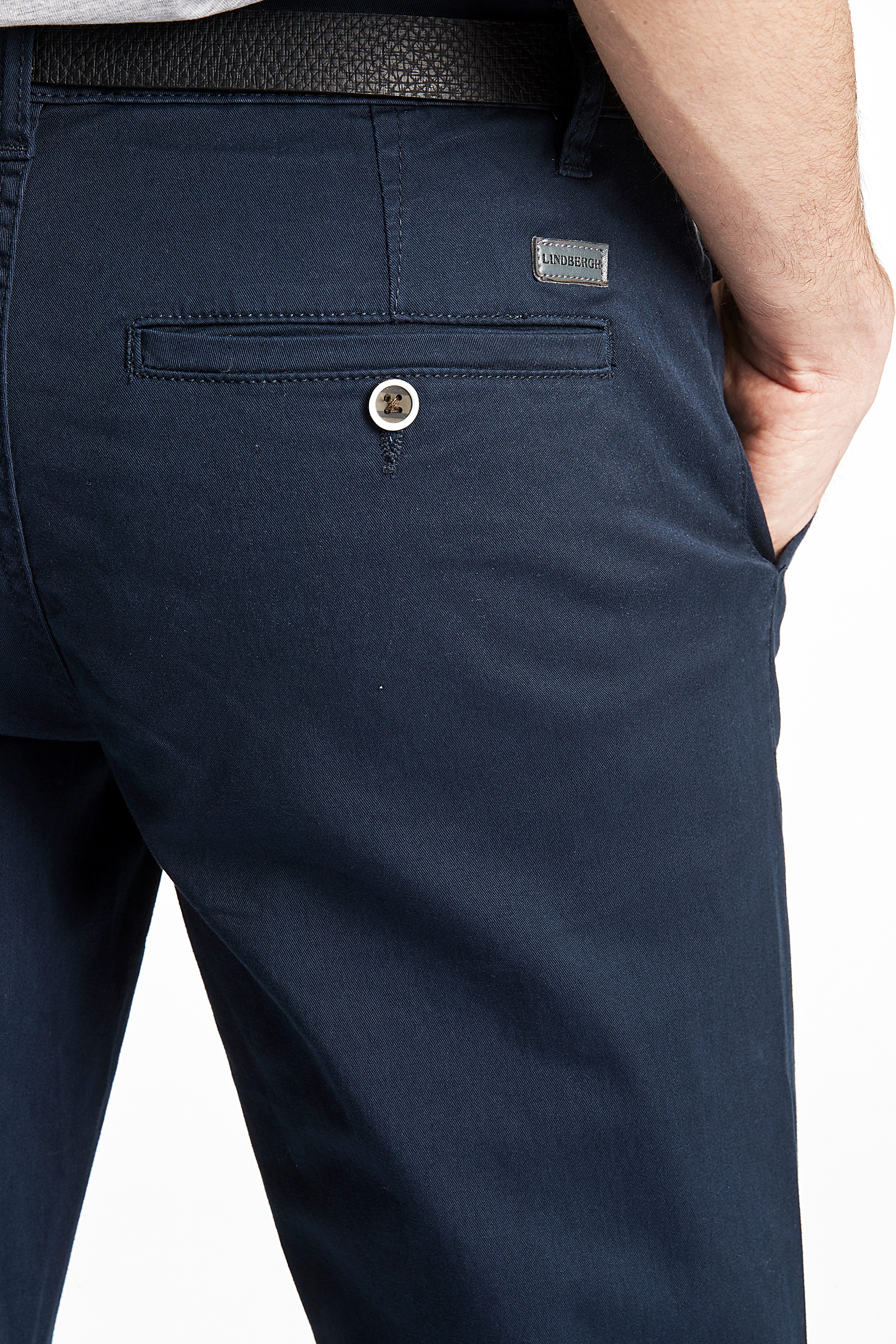 LINDBERGH Chinohose (2-tlg) mit Gürtel und Stretch