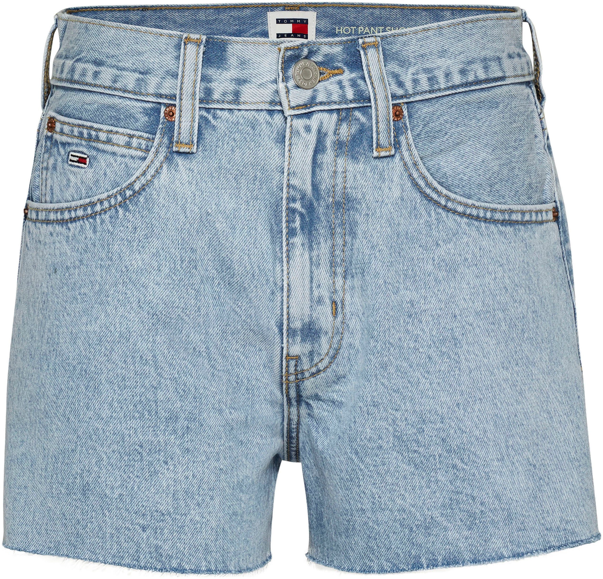 PANT BH0014 Tommy leicht mit Jeans HOT ausgefranstem Shorts Saum