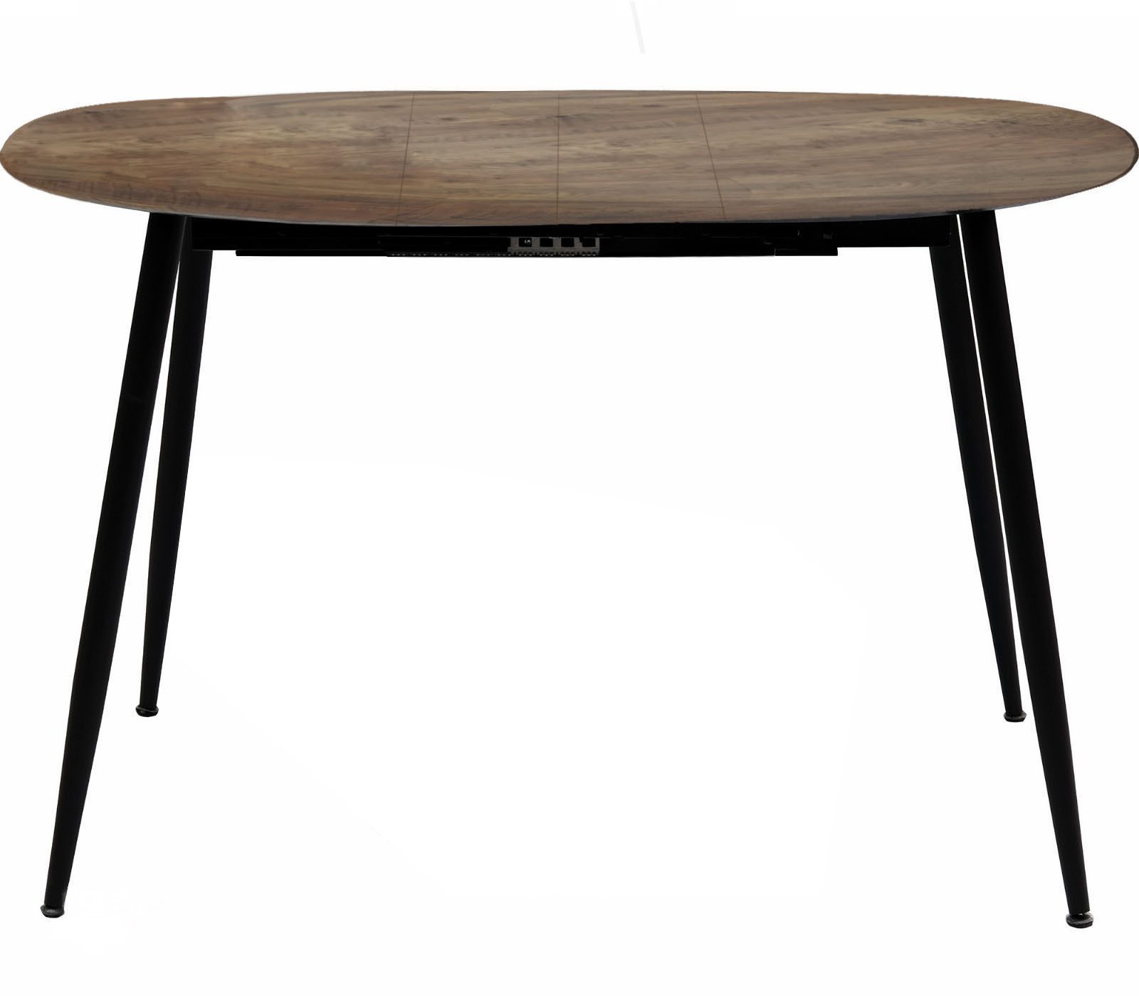 TRISENS Esstisch Rodrigo, Esstisch ausziehbar 120-150-180x80cm 4-10Pers. Ovaler Tisch Holz Optik