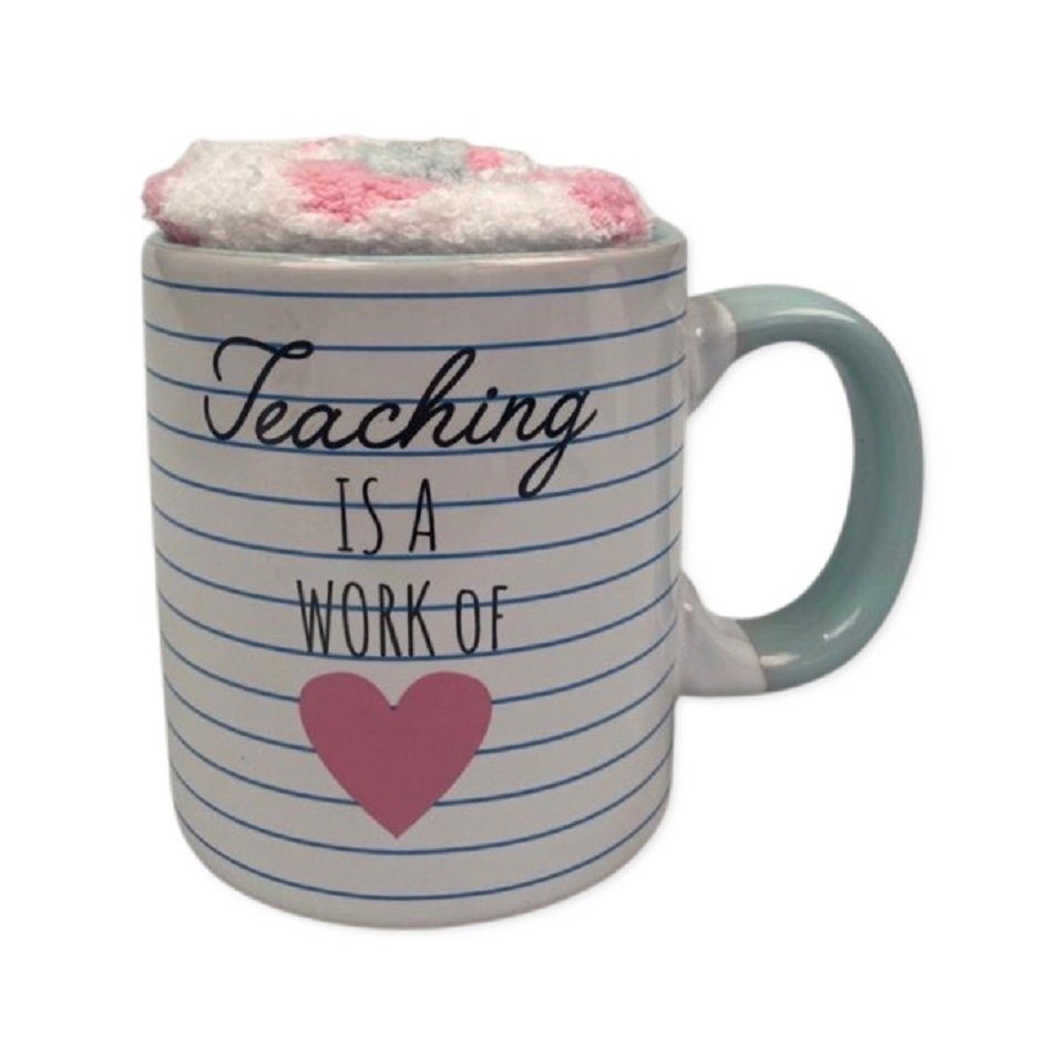 Capelli New York Tasse Geschenkset Kuschelsocke aus Tasse und