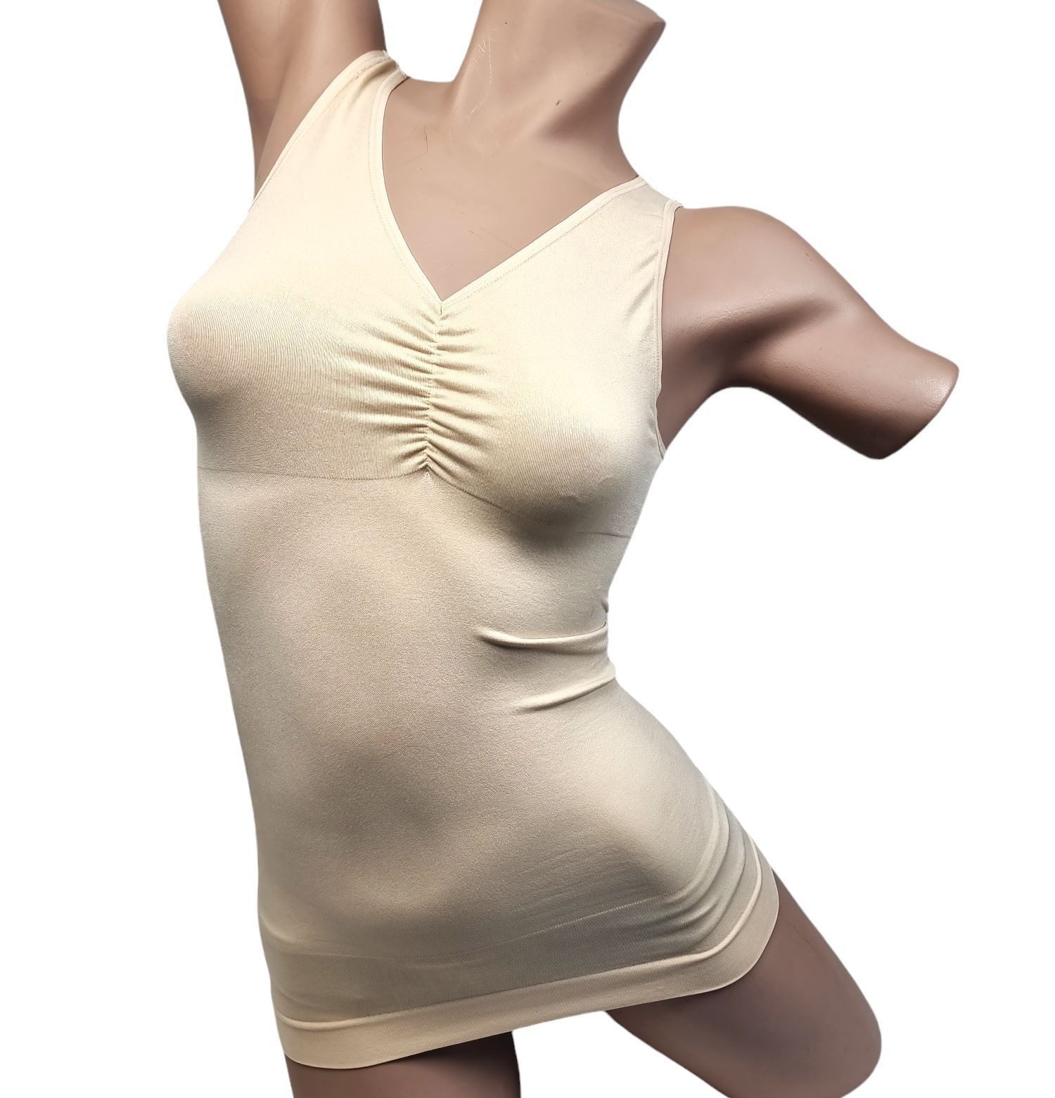 Toker Collection® Funktionsunterhemd Ladies Top elastisch Form-Top - Seamless Unterhemd mit Shaping-Effek (Pack, 1 Stück) Materialmix
