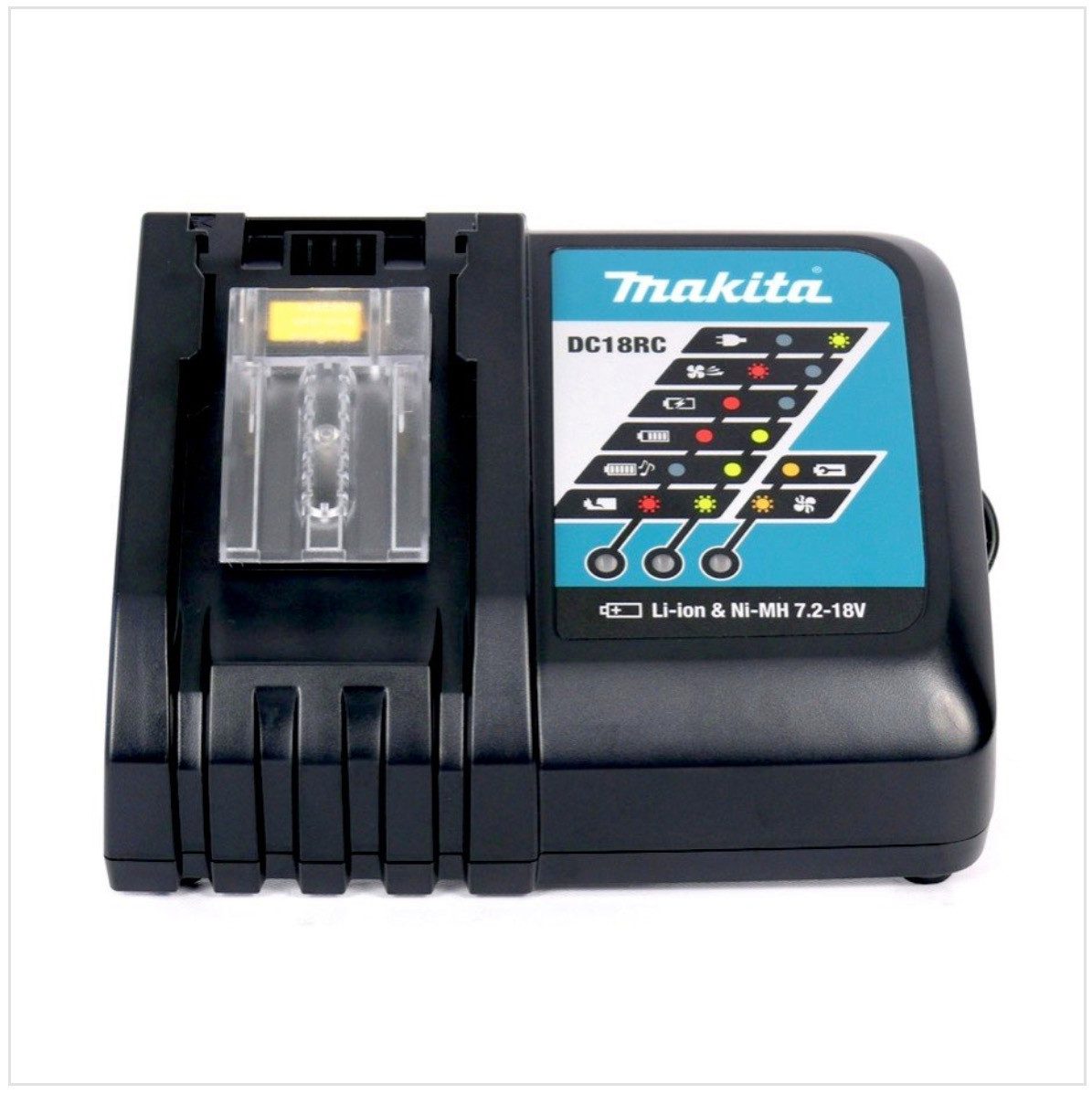 Makita Power Source Kit 18V mit 1x BL1860B Akku 6,0Ah + DC18RC Ladegerät Akkupacks – Bild 4 von 5