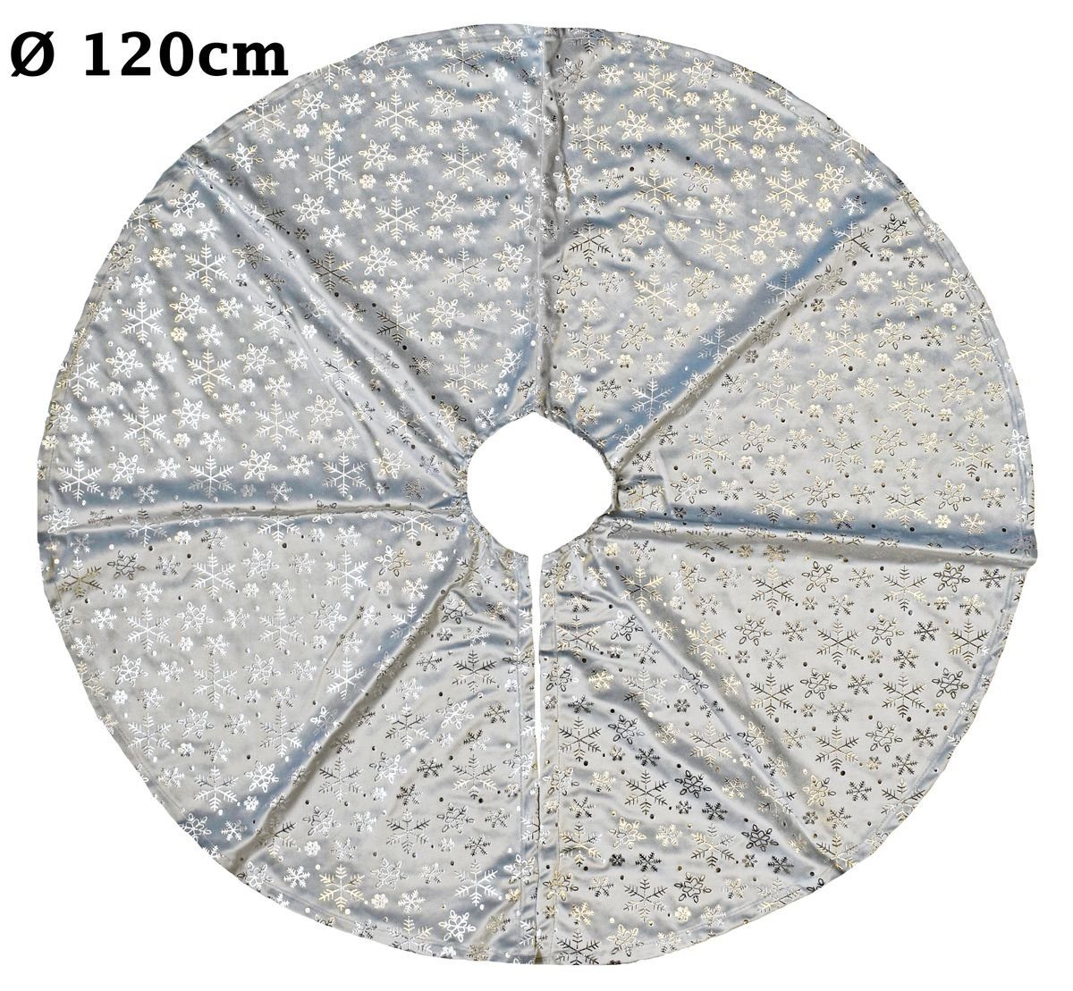JACK Weihnachtsbaumdecke Kuschlige Christbaumdecke Rund Ø 120cm Weihnachtsb günstig online kaufen