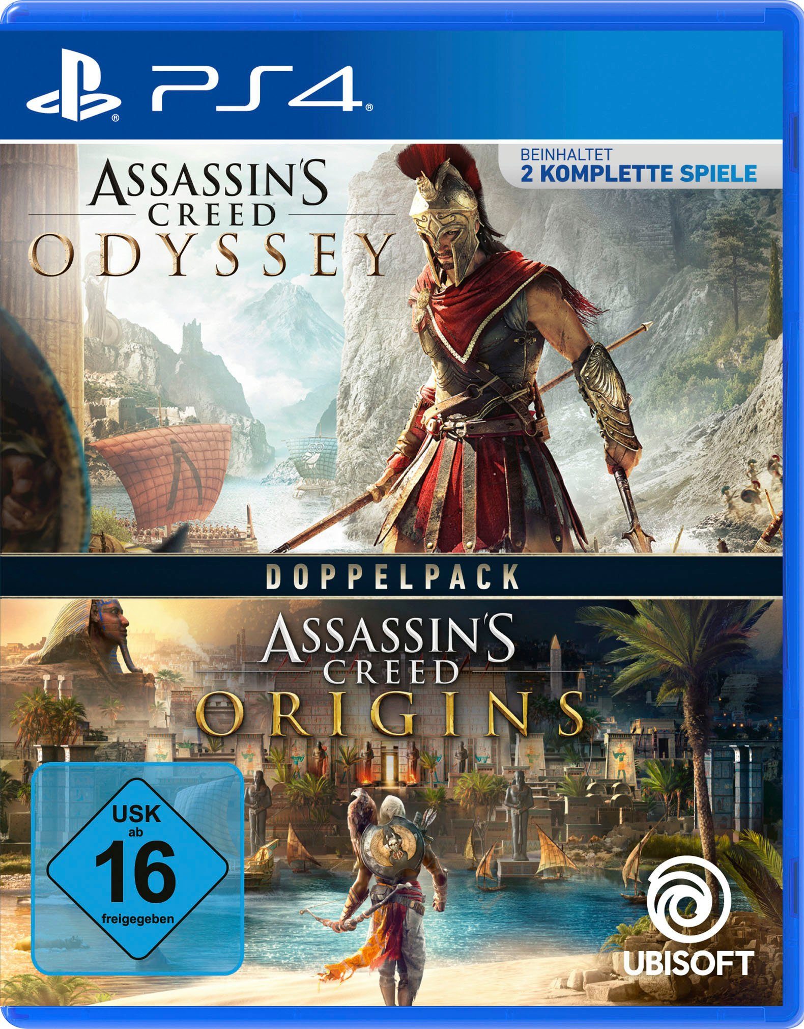 UBISOFT 4 + Compilation PlayStation Origins Odyssey Assassin's Creed