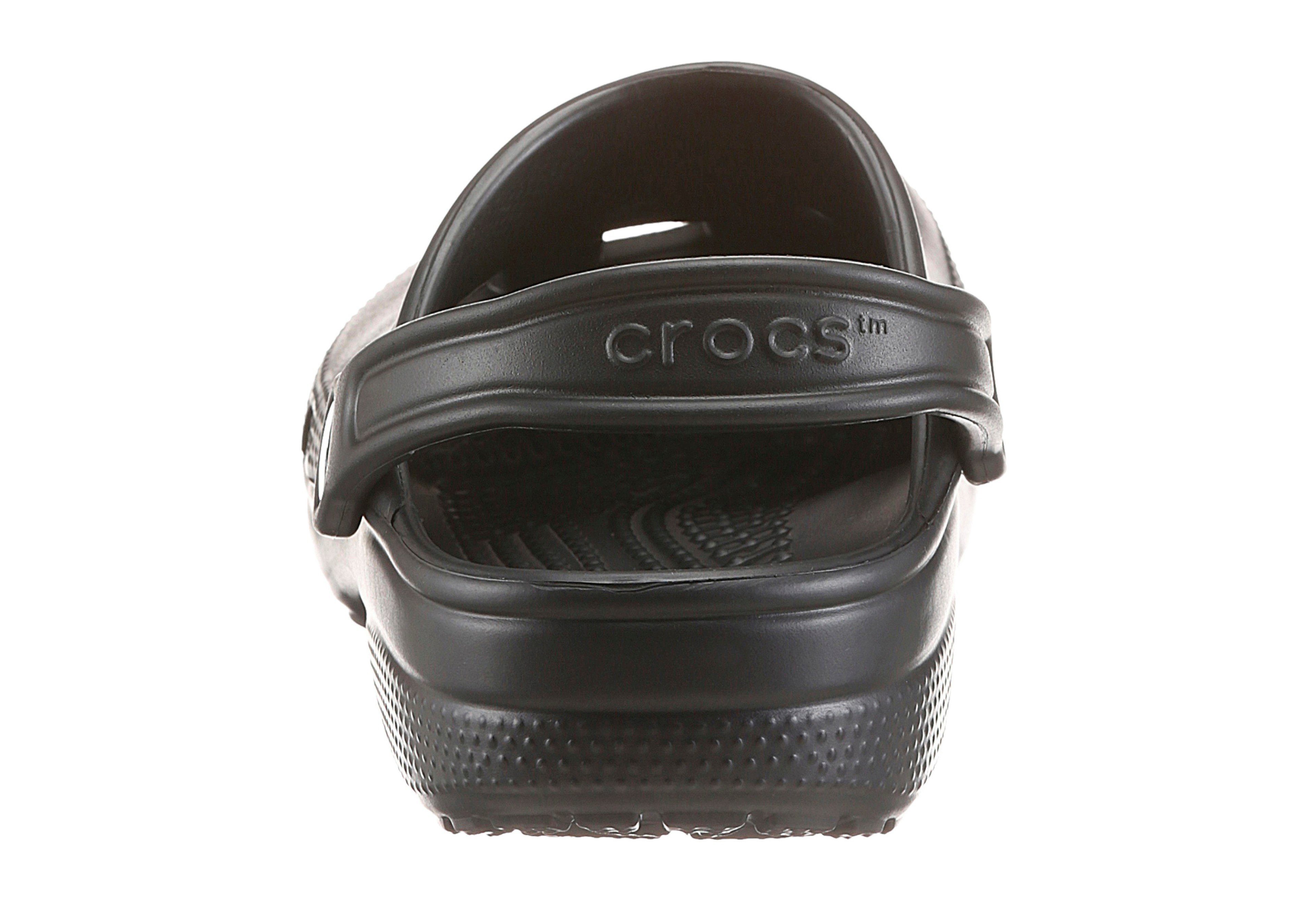 typischem Clog schwarz mit Classic Logo Crocs