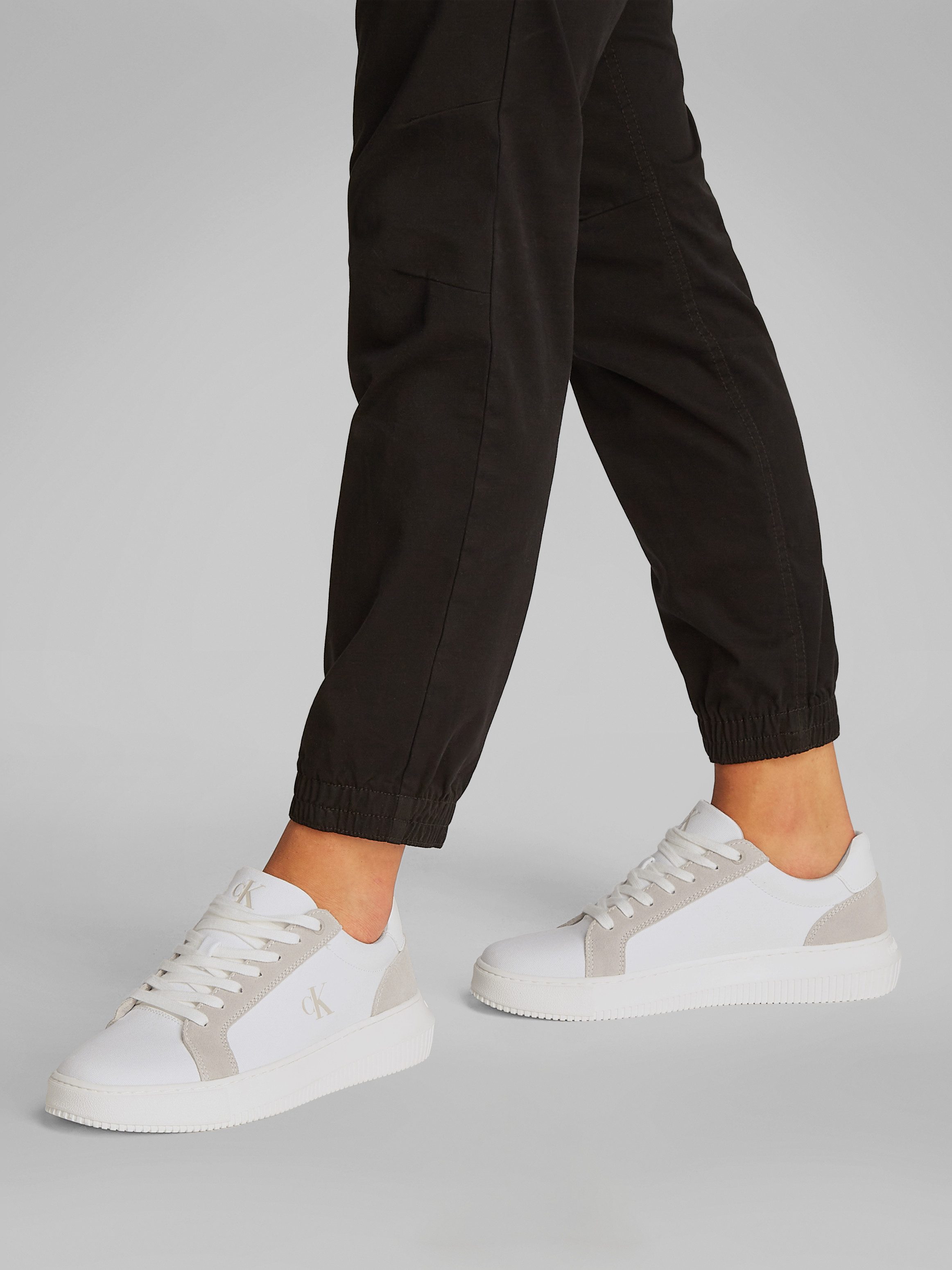 Calvin Klein Jeans CHUNKY CUPSOLE MG CANVAS Sneaker, Halbschuh, Schnürschuh günstig online kaufen