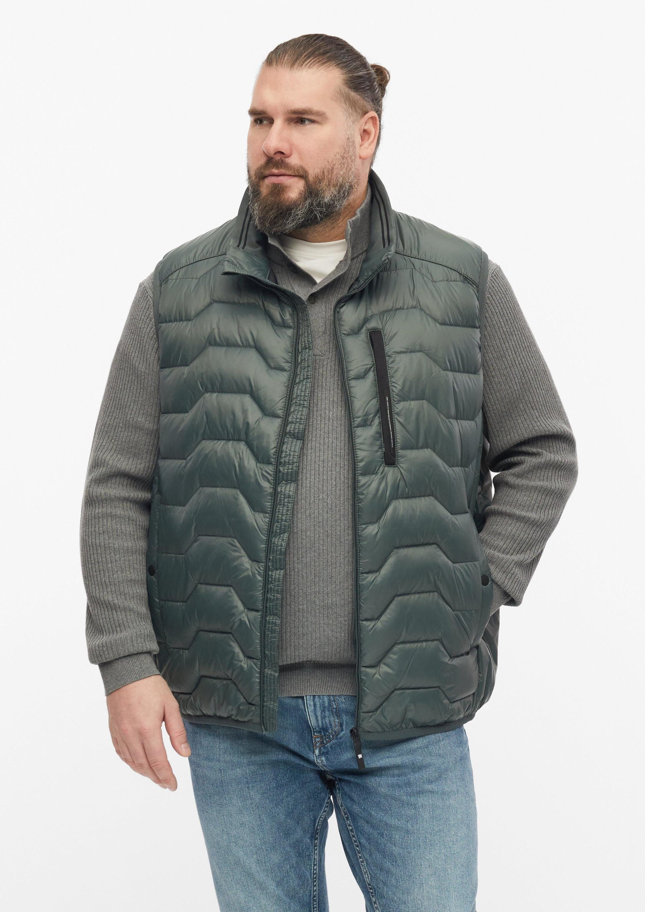 s.Oliver Outdoorjacke Outdoor-Weste Wasserabweisende Steppweste mit sportiven Details