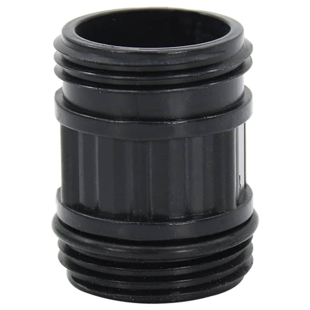 vidaXL Saugschlauch Saugschlauch mit PVC-Anschlüssen Schwarz 1" 4 m PVC, (1 St)