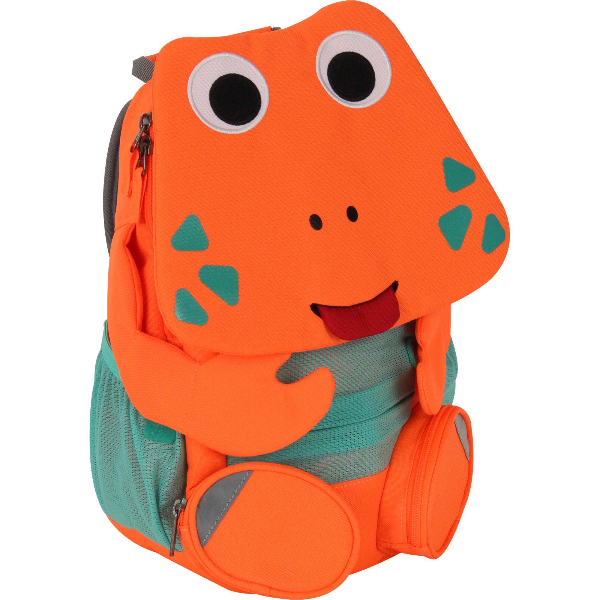 Affenzahn Kinderrucksack Affenzahn Großer Freund Krabbe Neon, Rucksack