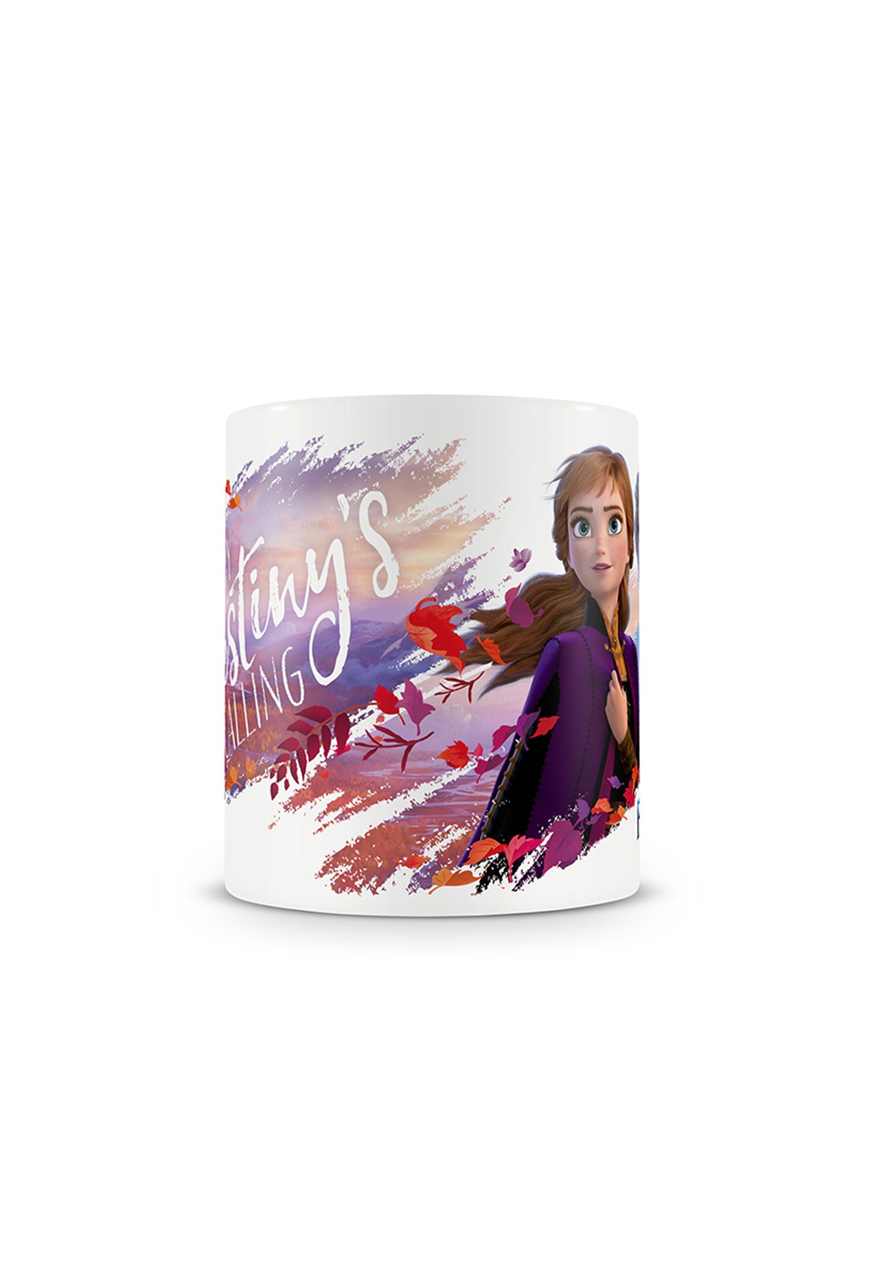 Disney Frozen Tasse Eiskönigin Anna & Elsa, Olaf Premium Porzellan Tasse Becher, im Geschenkkarton