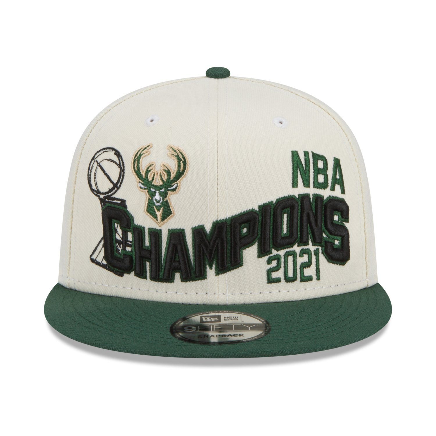New Era Snapback Cap 9Fifty CHAMPSIONS 2021 Milwaukee Bucks