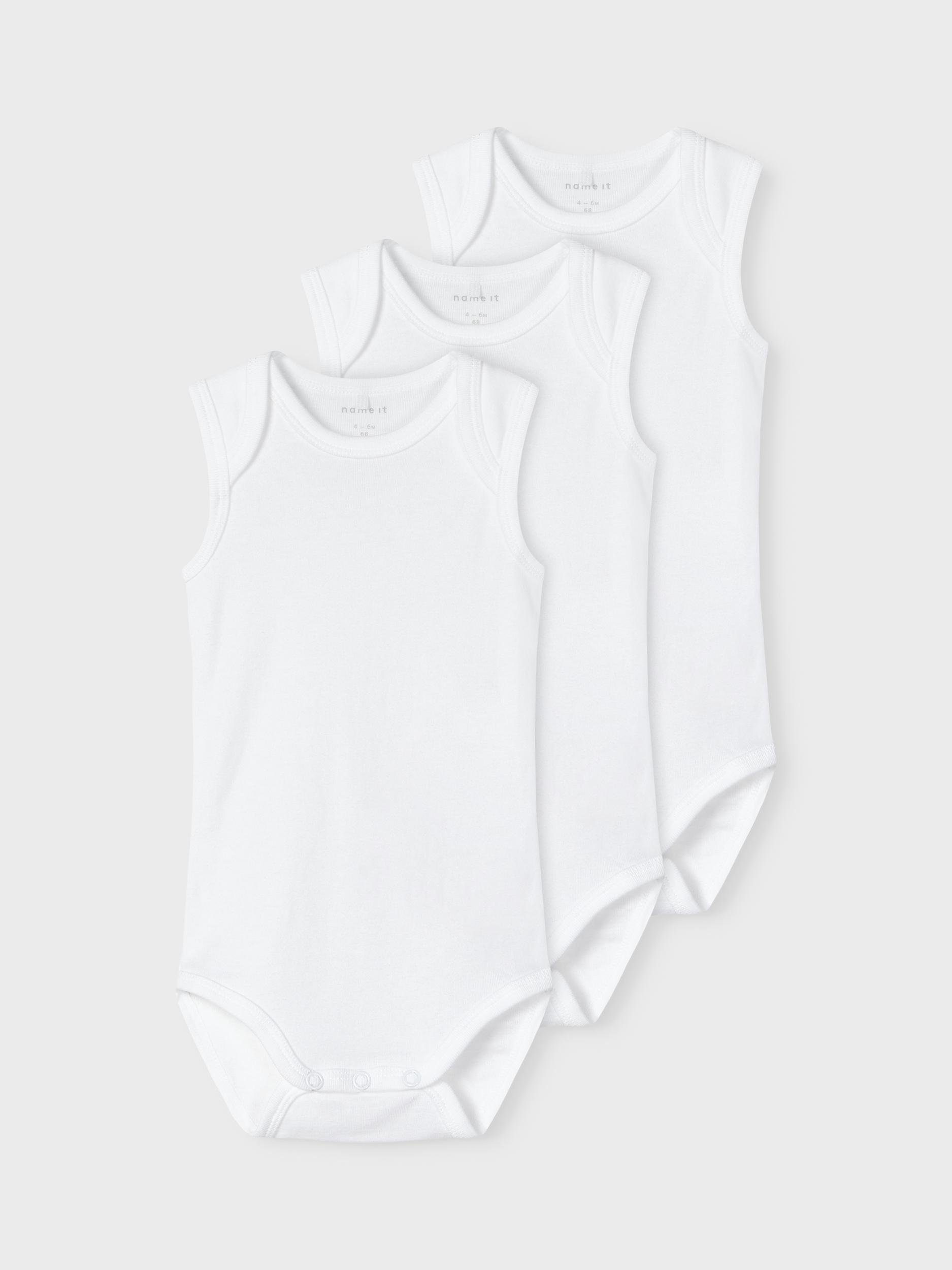 Name It Body (3-tlg) NBNBODY 3P TANK SOLID WHITE 3
