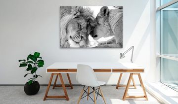 Artgeist Wandbild Lion's Love