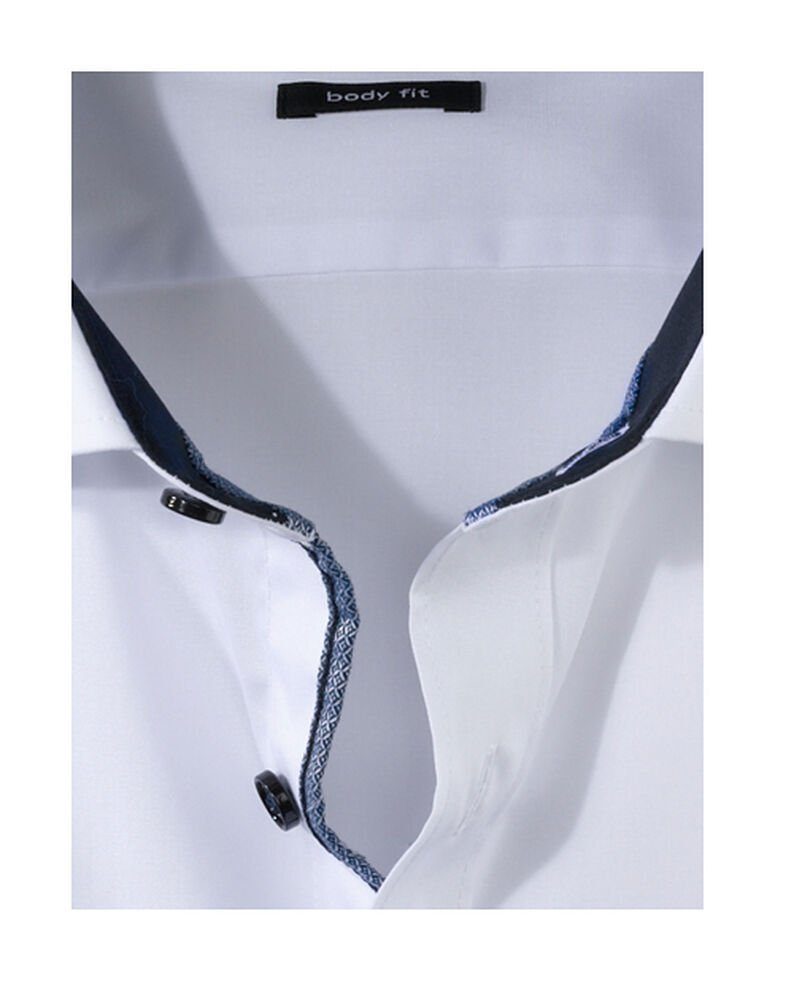 OLYMP Langarmhemd Royal Kent mit Level Five Weiß